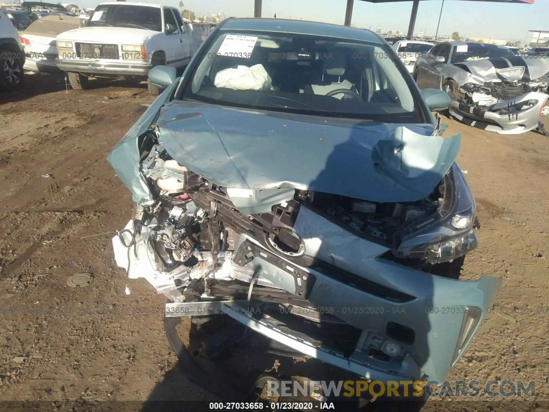 6 Photograph of a damaged car JTDL9RFU6K3006811 TOYOTA PRIUS 2019