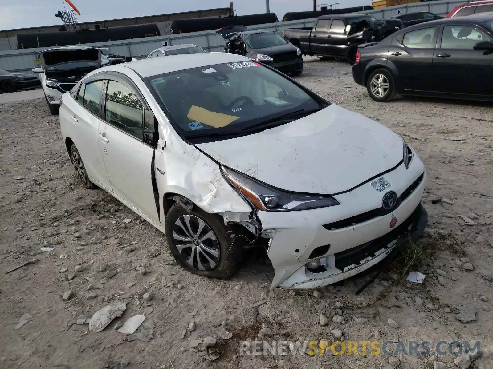 1 Photograph of a damaged car JTDL9RFU6K3006968 TOYOTA PRIUS 2019