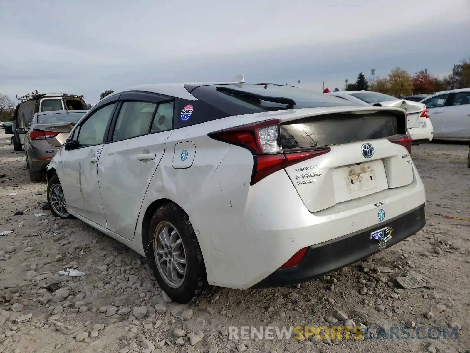 3 Photograph of a damaged car JTDL9RFU6K3006968 TOYOTA PRIUS 2019