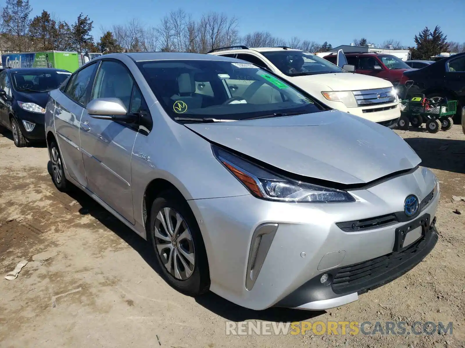 1 Photograph of a damaged car JTDL9RFU6K3010485 TOYOTA PRIUS 2019