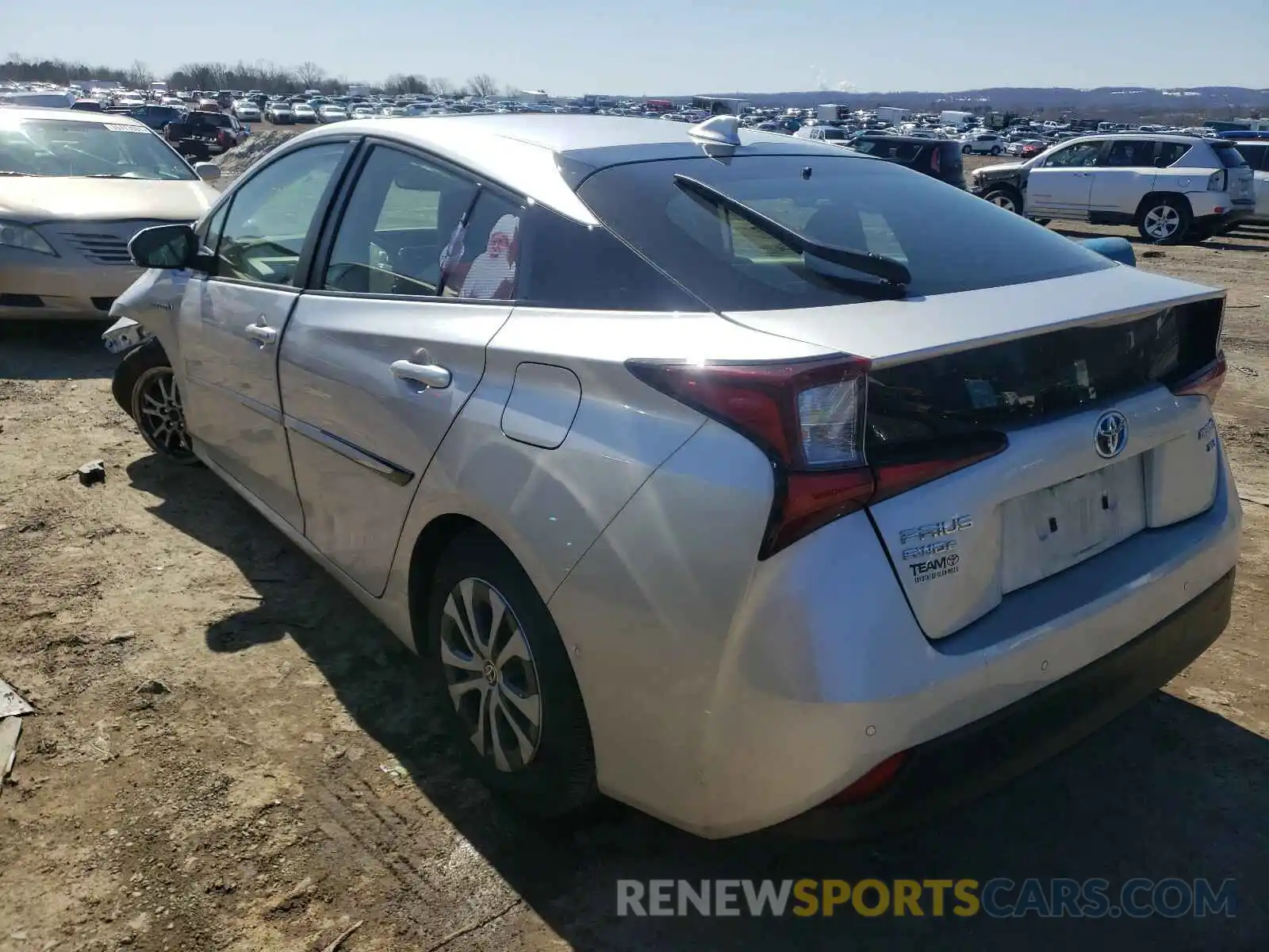 3 Photograph of a damaged car JTDL9RFU6K3010485 TOYOTA PRIUS 2019