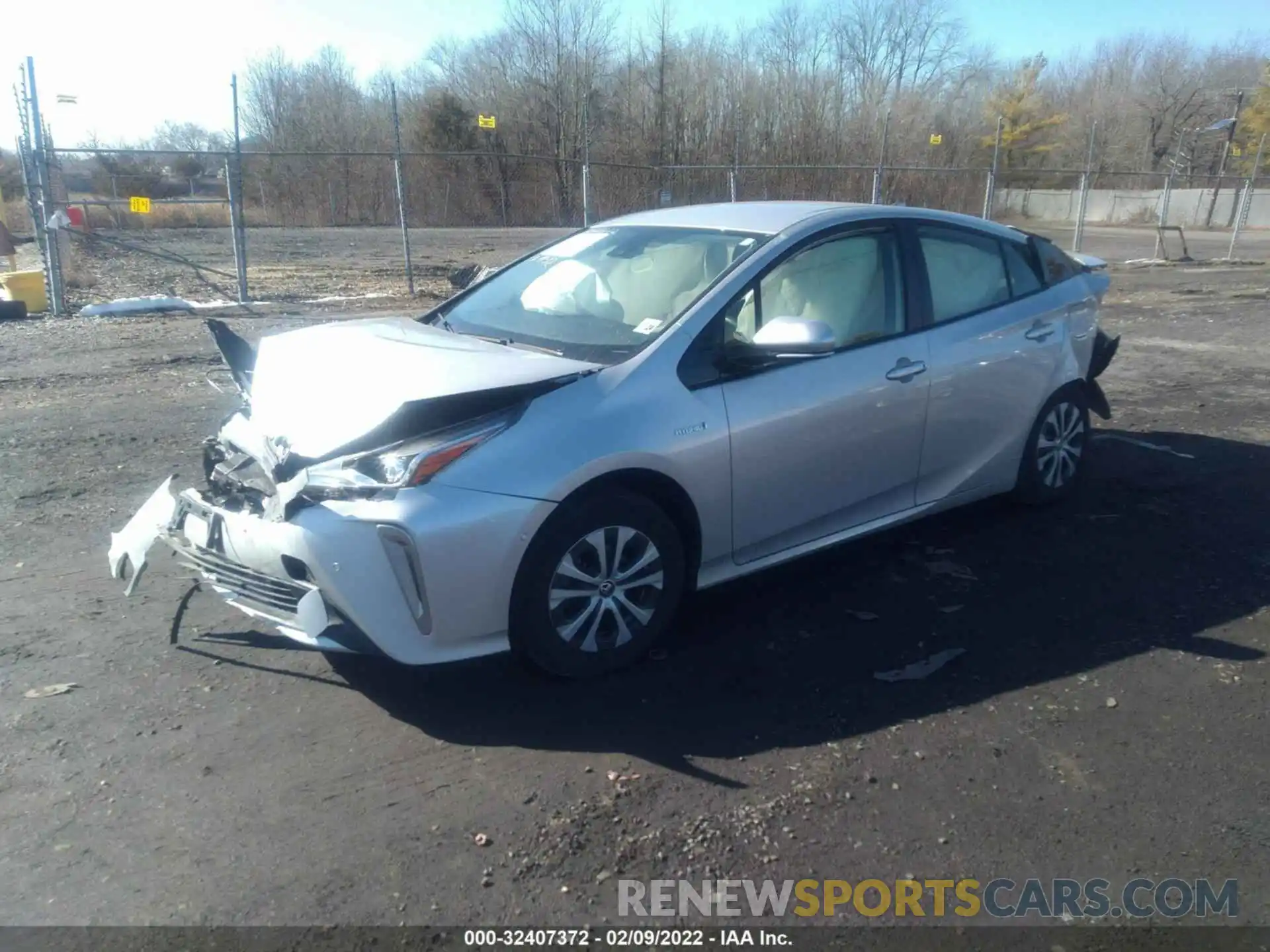 2 Photograph of a damaged car JTDL9RFU7K3000581 TOYOTA PRIUS 2019