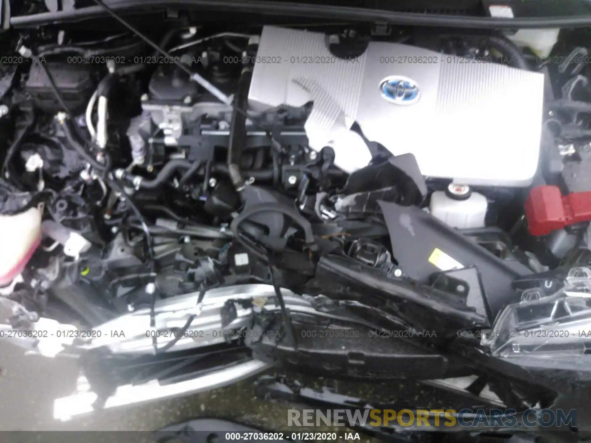 10 Photograph of a damaged car JTDL9RFU7K3001360 TOYOTA PRIUS 2019