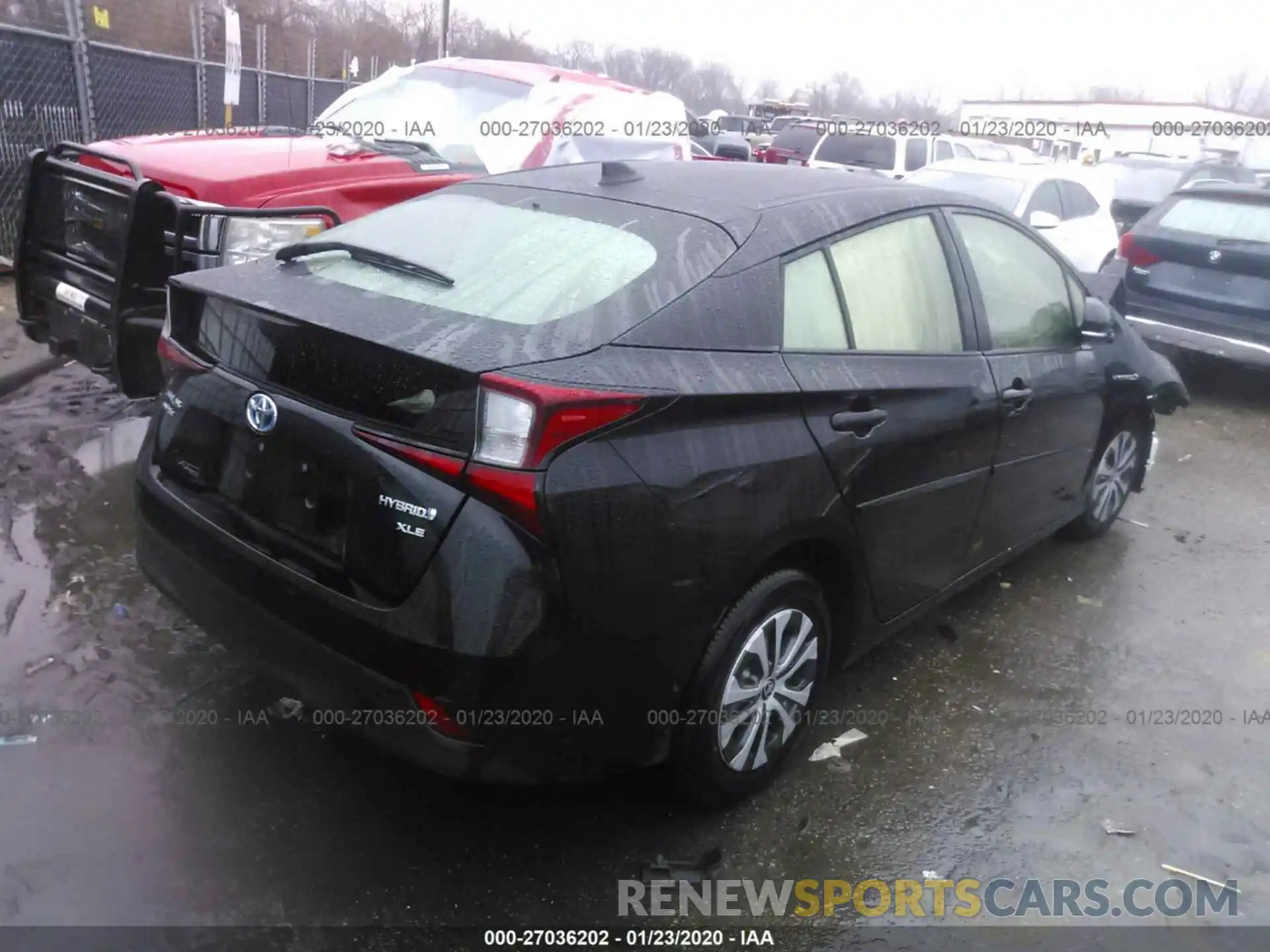 4 Photograph of a damaged car JTDL9RFU7K3001360 TOYOTA PRIUS 2019