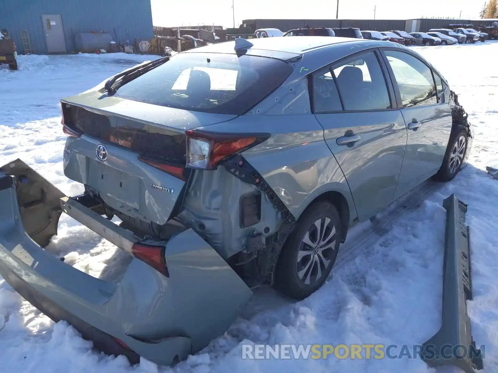 4 Photograph of a damaged car JTDL9RFU7K3005330 TOYOTA PRIUS 2019