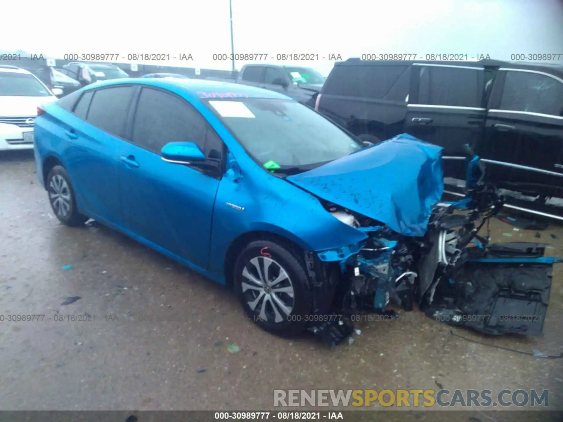 1 Photograph of a damaged car JTDL9RFU7K3005506 TOYOTA PRIUS 2019