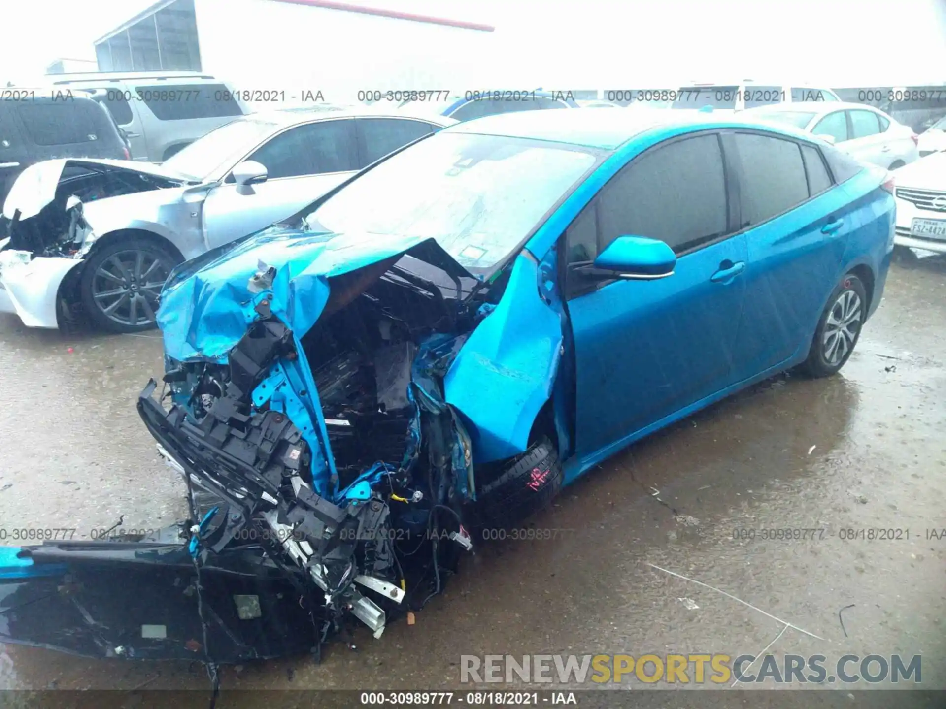 2 Photograph of a damaged car JTDL9RFU7K3005506 TOYOTA PRIUS 2019