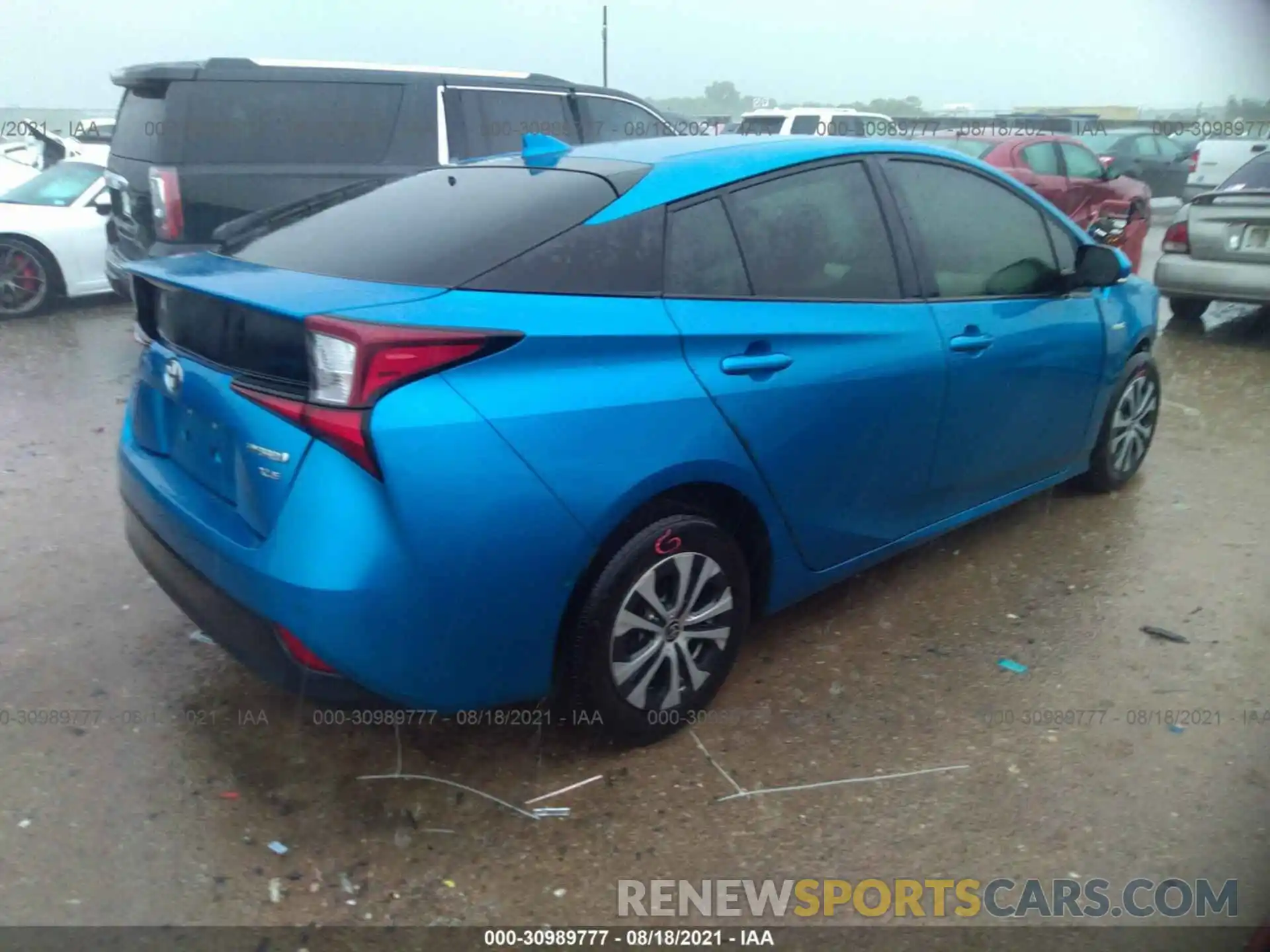 4 Photograph of a damaged car JTDL9RFU7K3005506 TOYOTA PRIUS 2019