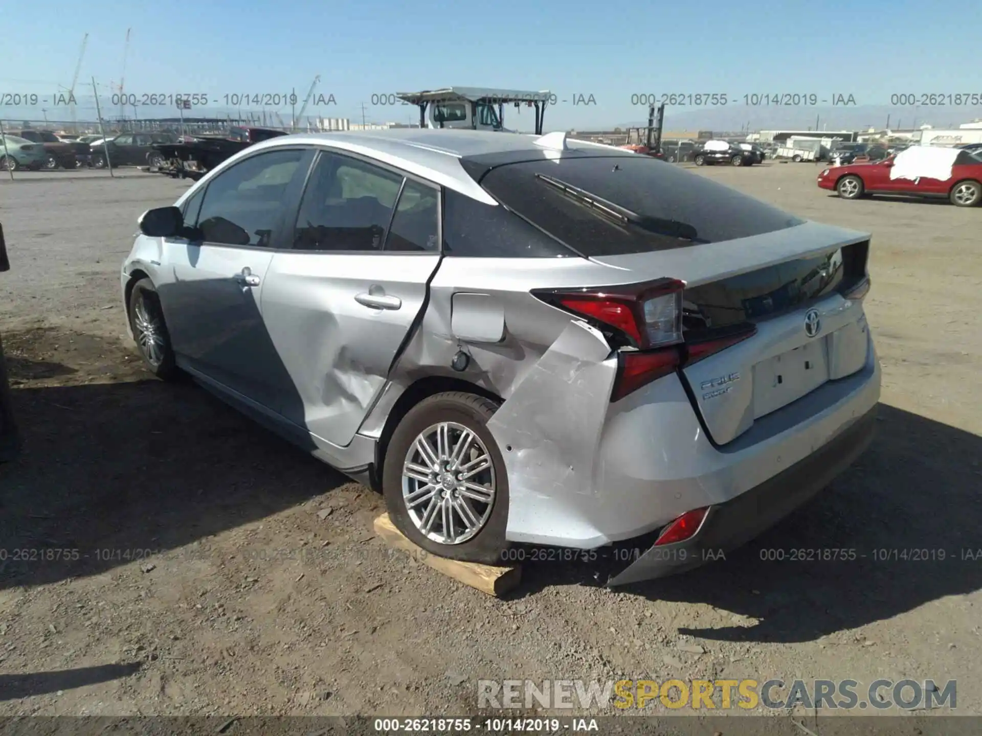 3 Photograph of a damaged car JTDL9RFU7K3006008 TOYOTA PRIUS 2019