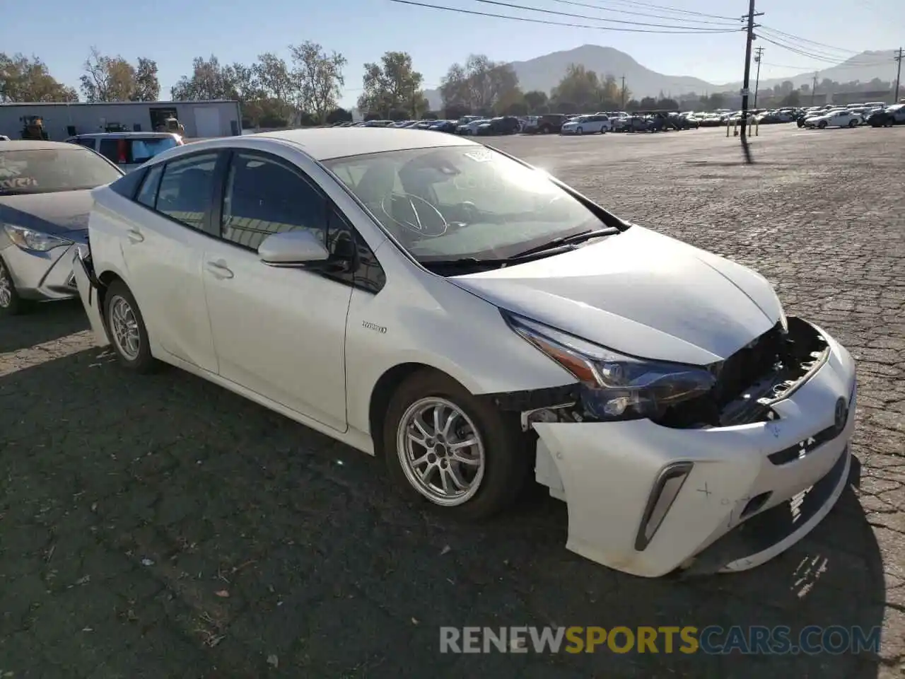 1 Photograph of a damaged car JTDL9RFU7K3006395 TOYOTA PRIUS 2019