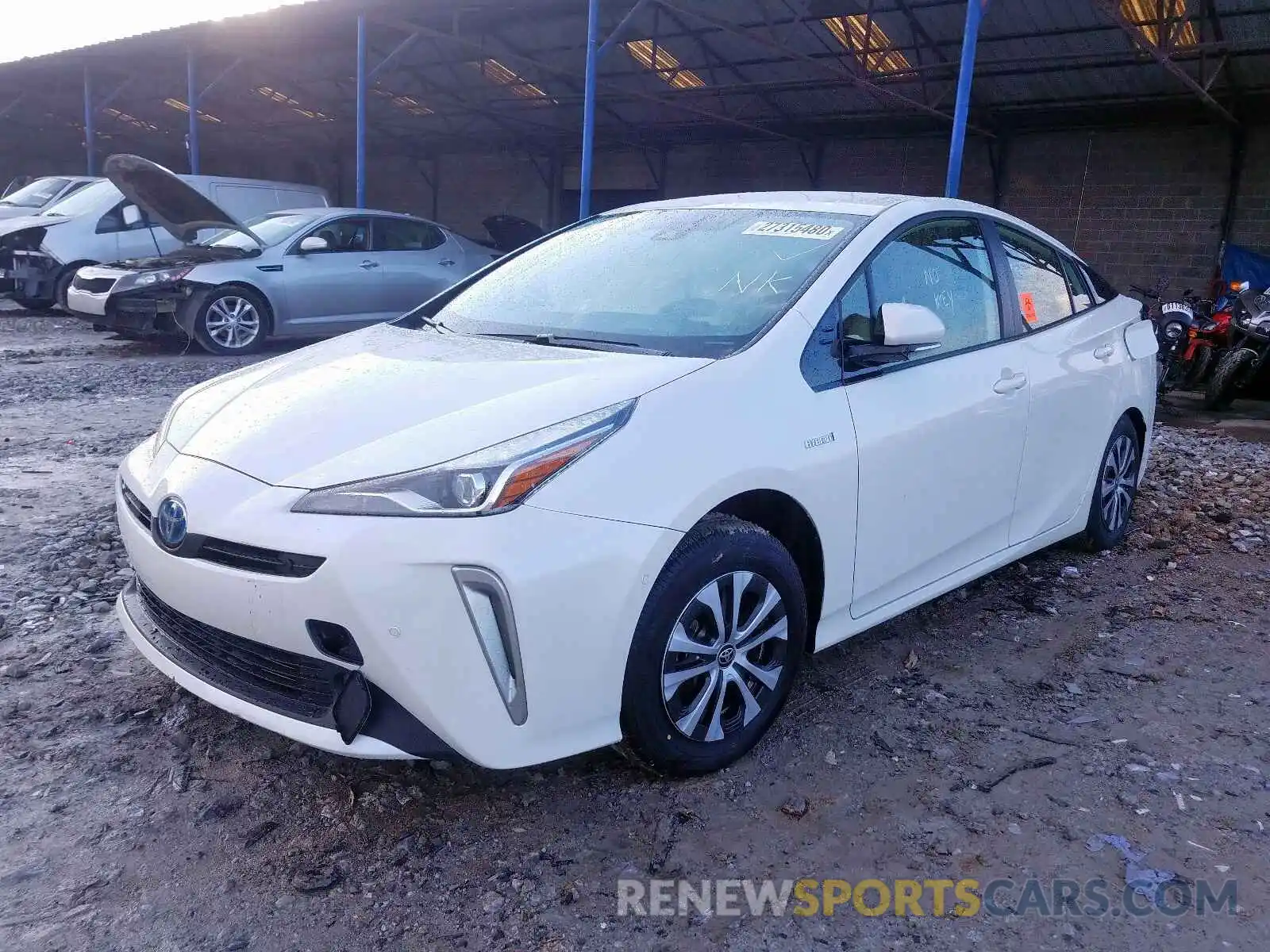 2 Photograph of a damaged car JTDL9RFU7K3006669 TOYOTA PRIUS 2019