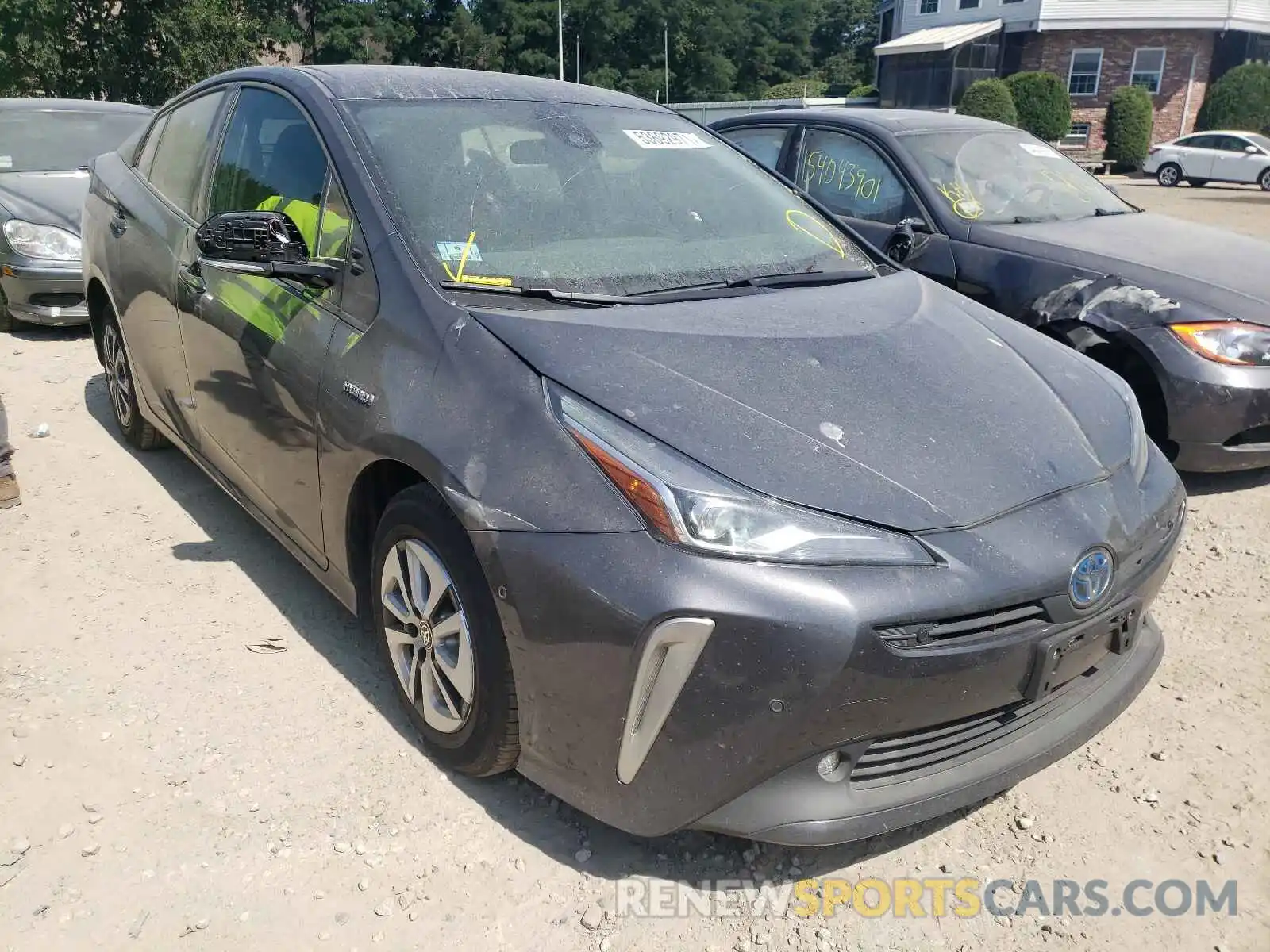 1 Photograph of a damaged car JTDL9RFU7K3007451 TOYOTA PRIUS 2019