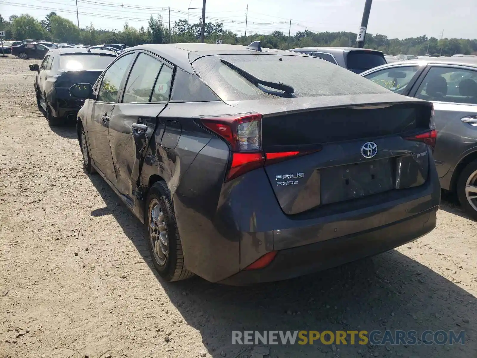 3 Photograph of a damaged car JTDL9RFU7K3007451 TOYOTA PRIUS 2019