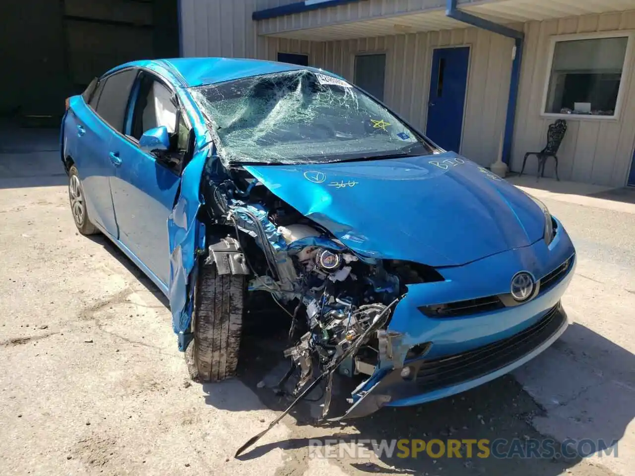 1 Photograph of a damaged car JTDL9RFU7K3007515 TOYOTA PRIUS 2019