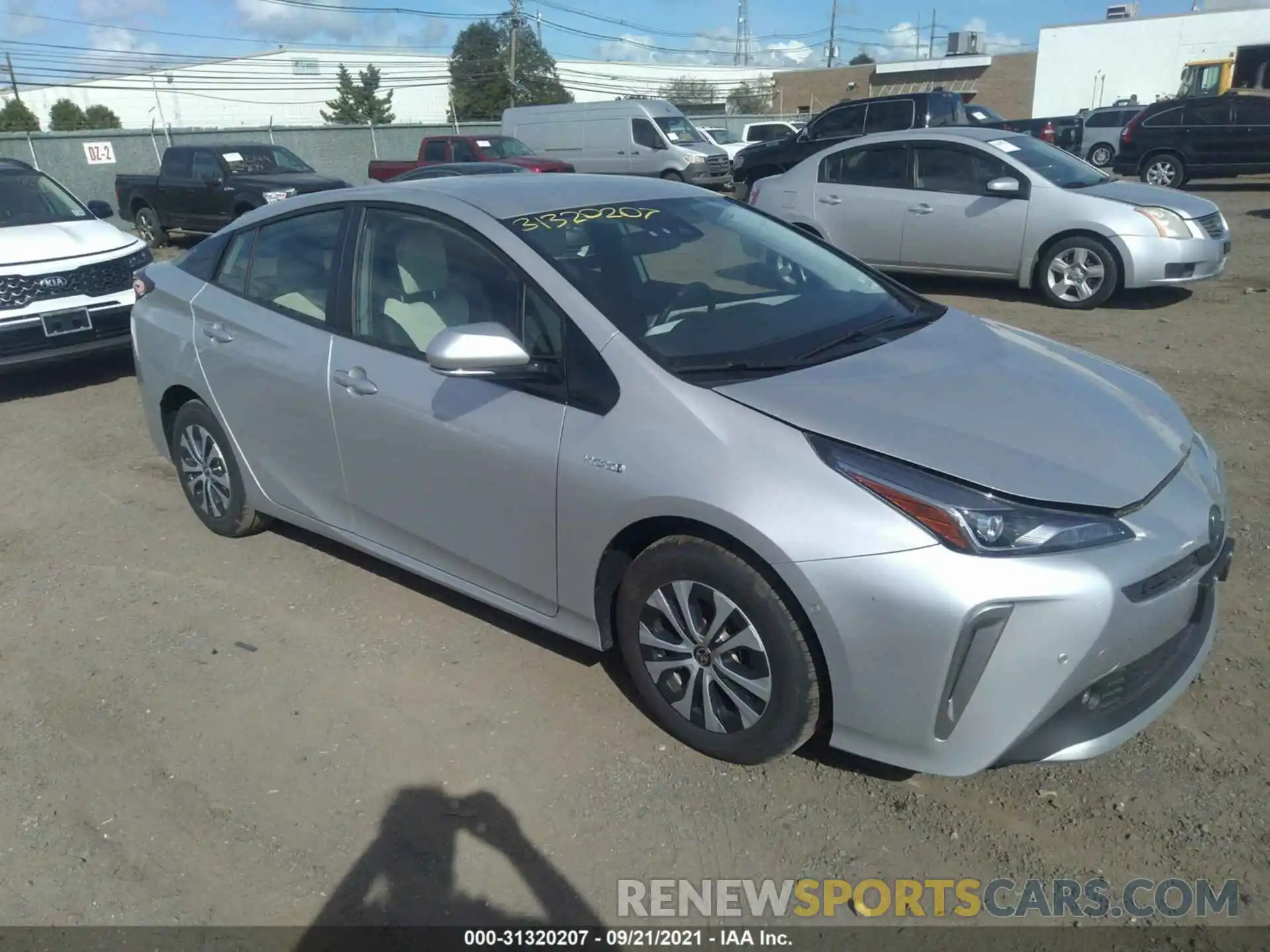 1 Photograph of a damaged car JTDL9RFU7K3012262 TOYOTA PRIUS 2019