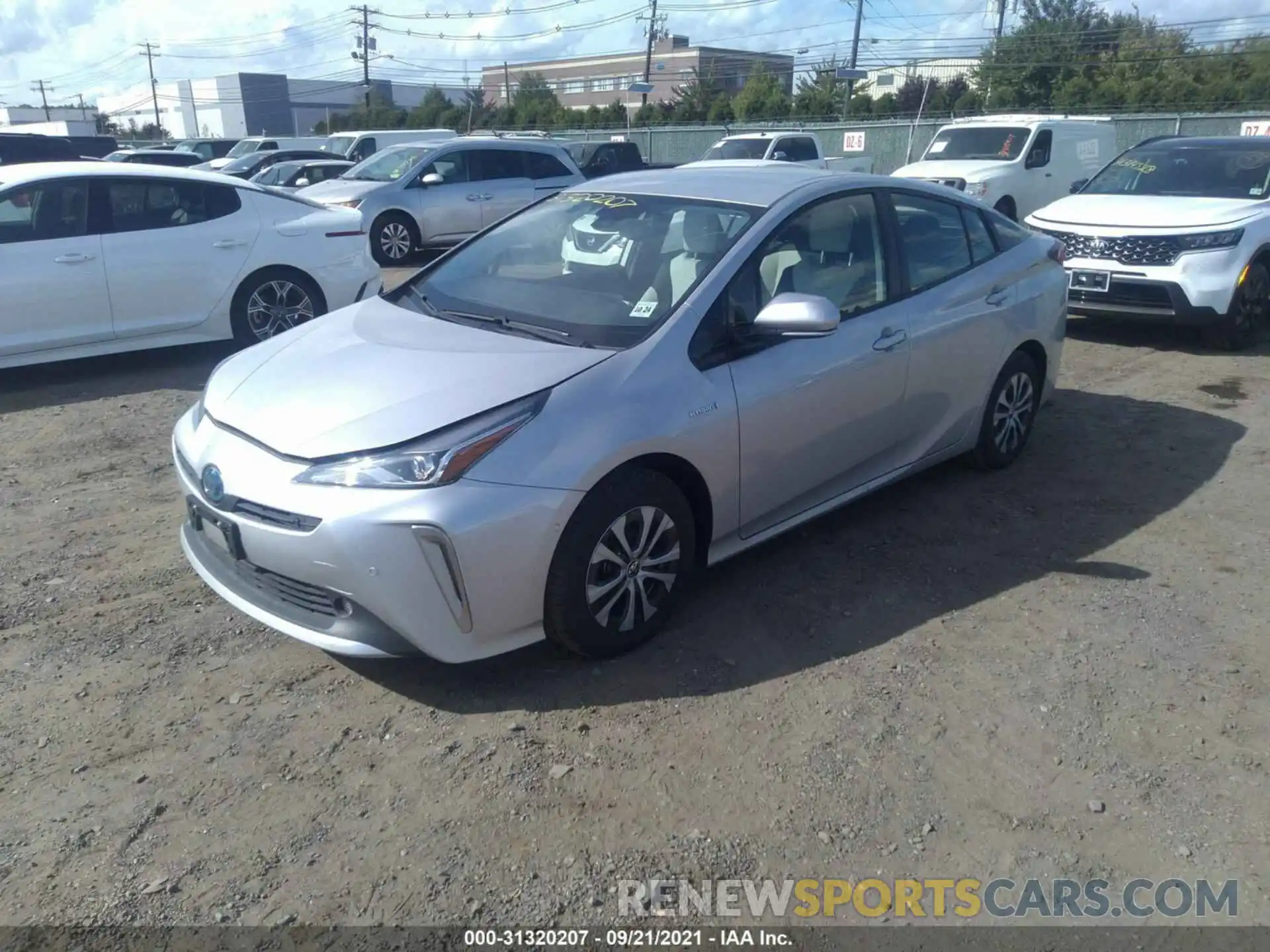 2 Photograph of a damaged car JTDL9RFU7K3012262 TOYOTA PRIUS 2019