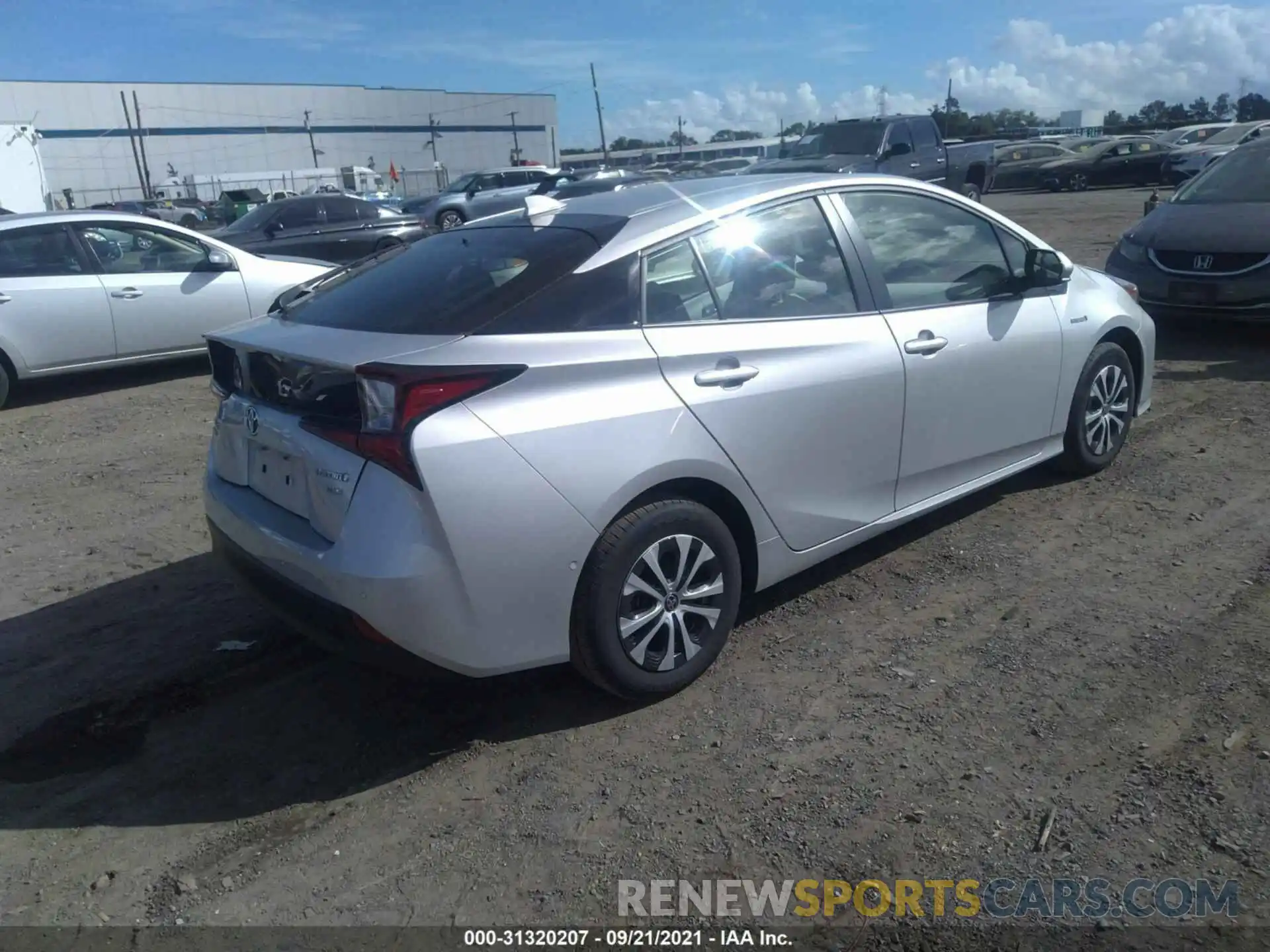 4 Photograph of a damaged car JTDL9RFU7K3012262 TOYOTA PRIUS 2019