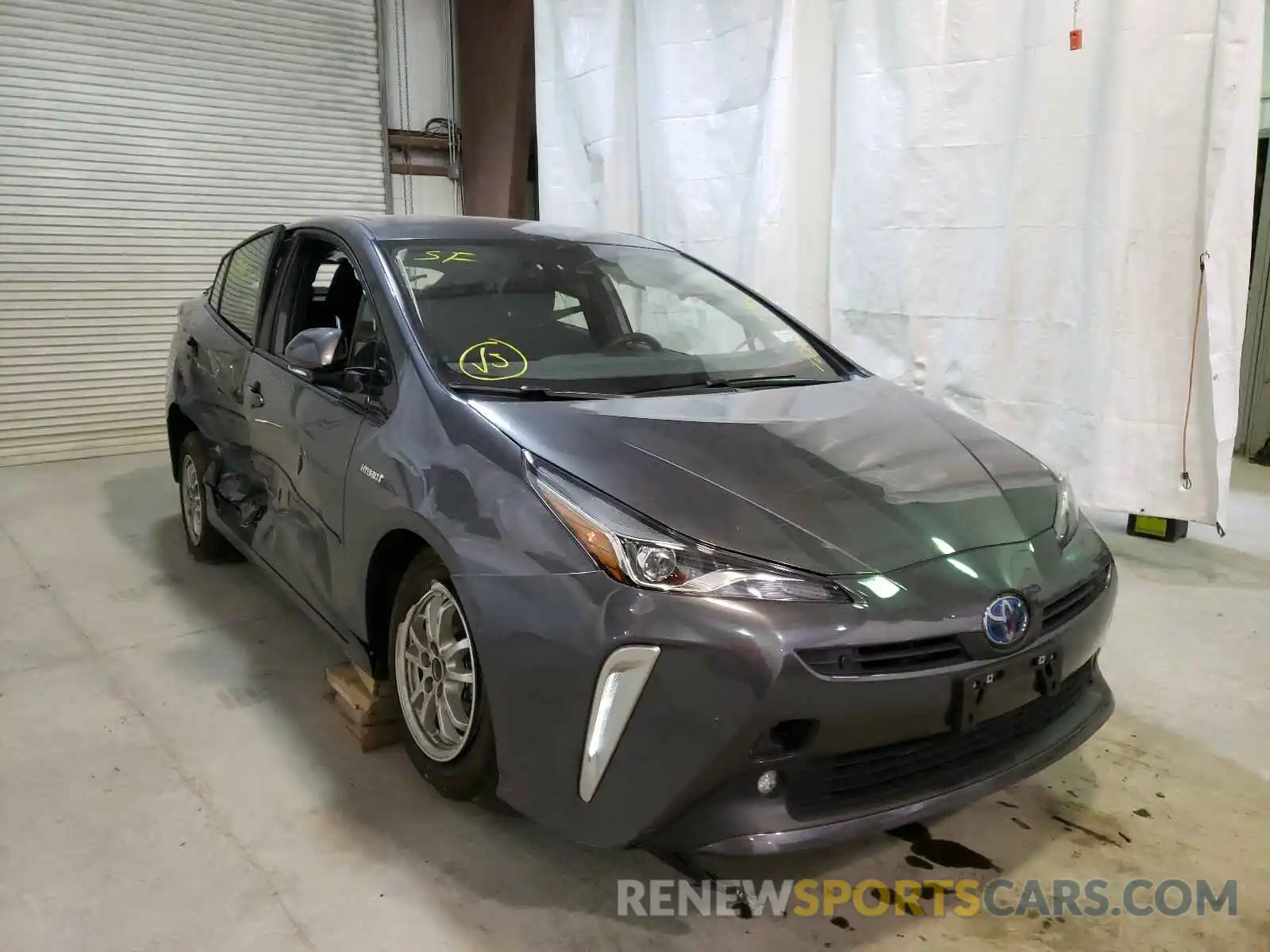 1 Photograph of a damaged car JTDL9RFU7K3012553 TOYOTA PRIUS 2019