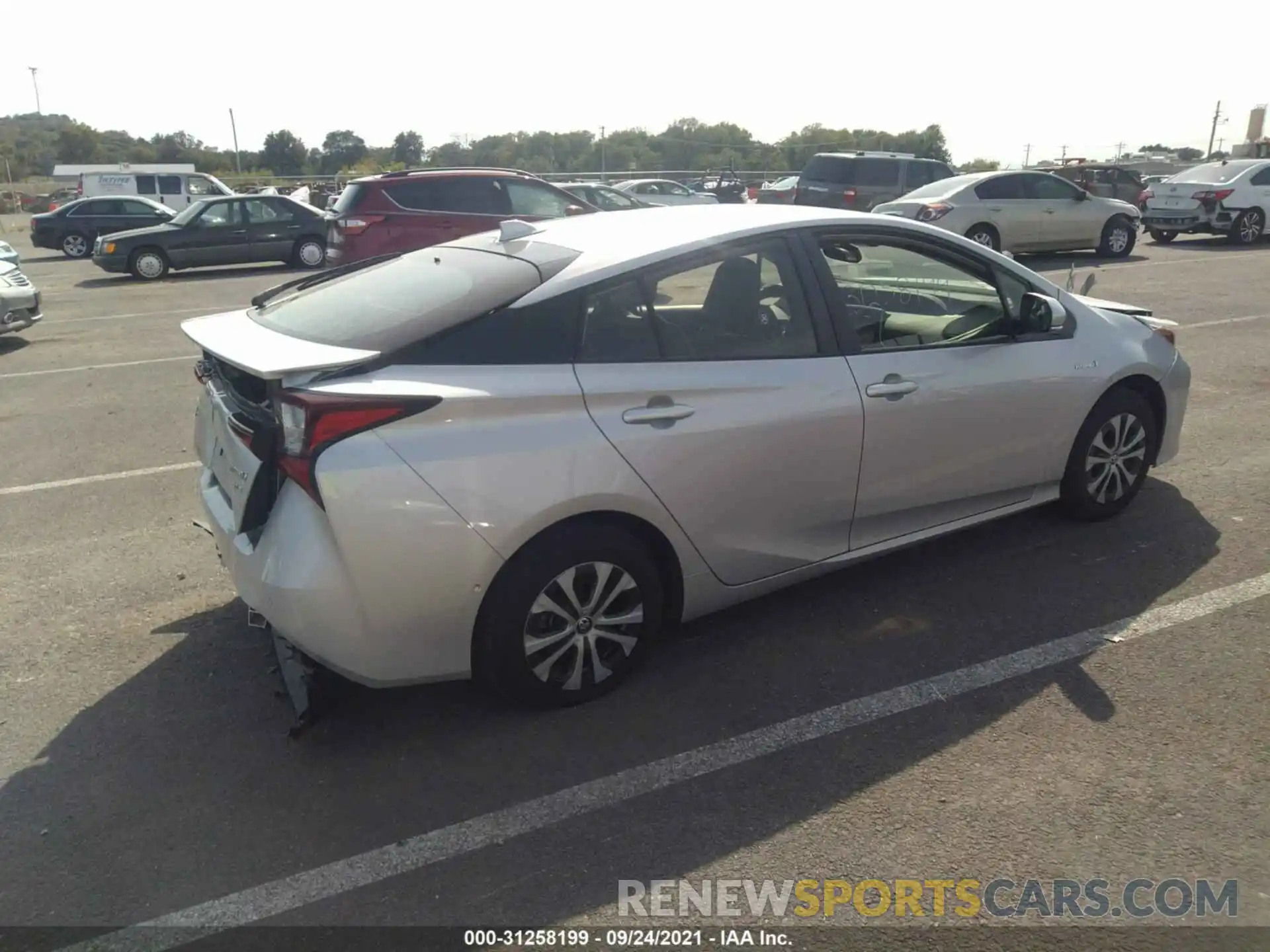 4 Photograph of a damaged car JTDL9RFU8K3000301 TOYOTA PRIUS 2019