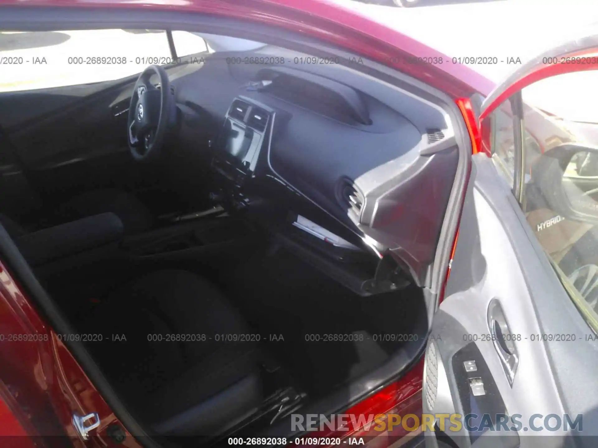 5 Photograph of a damaged car JTDL9RFU8K3000993 TOYOTA PRIUS 2019