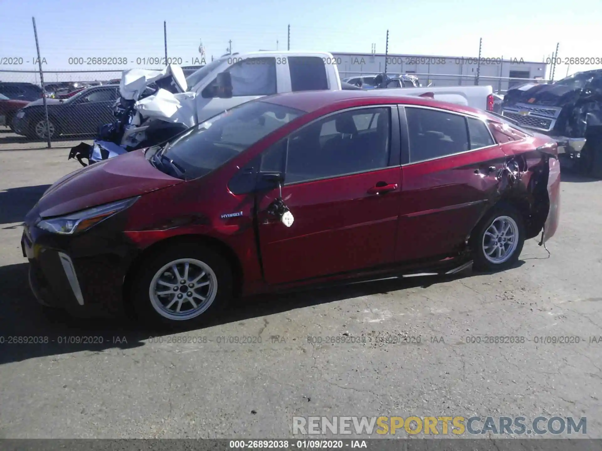 6 Photograph of a damaged car JTDL9RFU8K3000993 TOYOTA PRIUS 2019