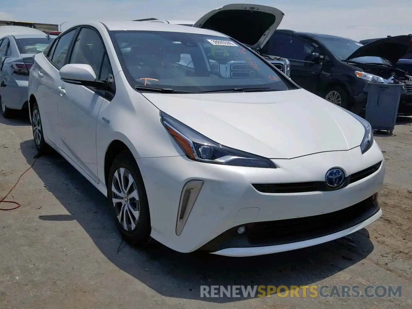 1 Photograph of a damaged car JTDL9RFU8K3001948 TOYOTA PRIUS 2019