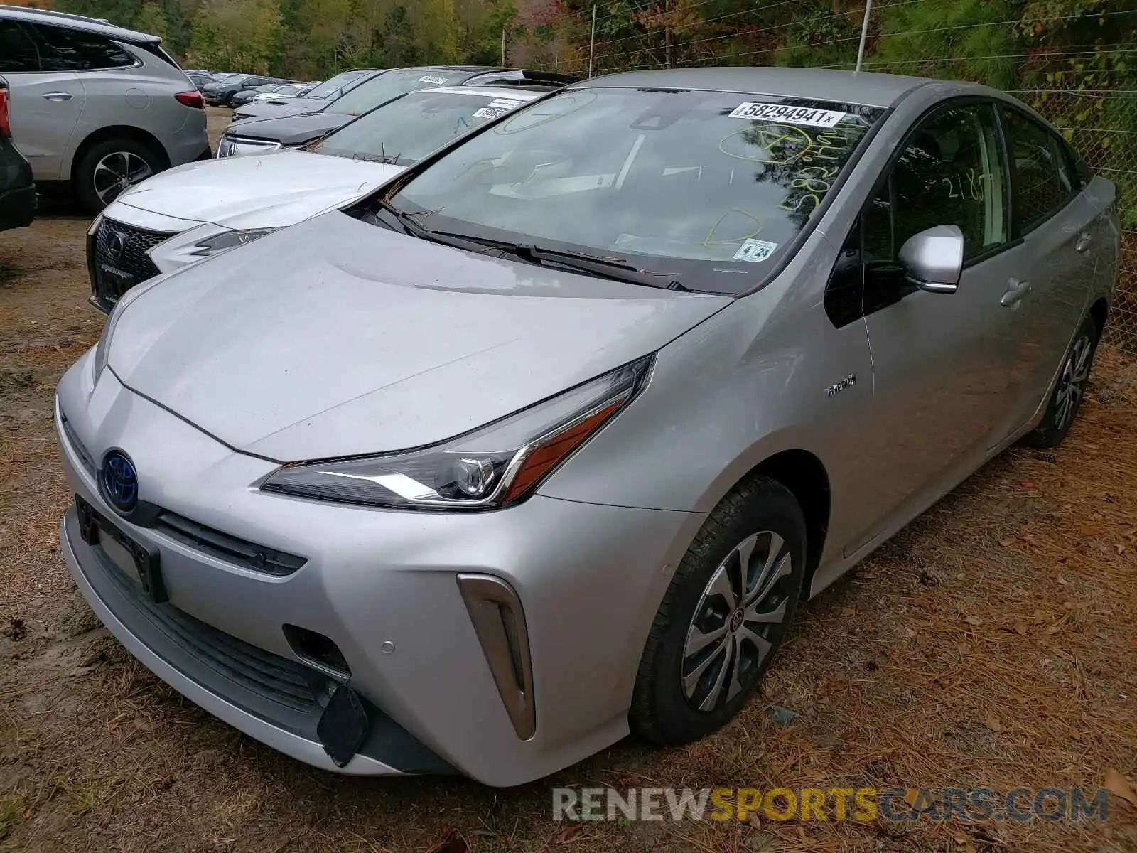 2 Photograph of a damaged car JTDL9RFU8K3002968 TOYOTA PRIUS 2019