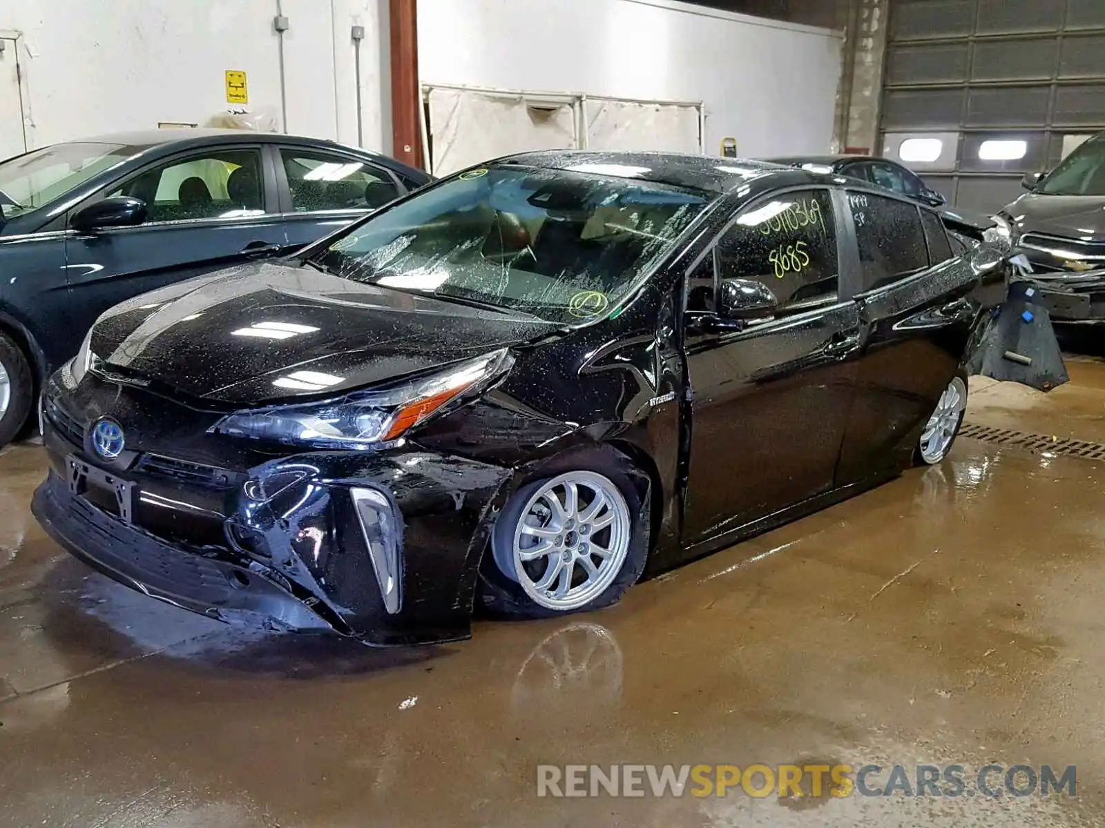 2 Photograph of a damaged car JTDL9RFU8K3003408 TOYOTA PRIUS 2019