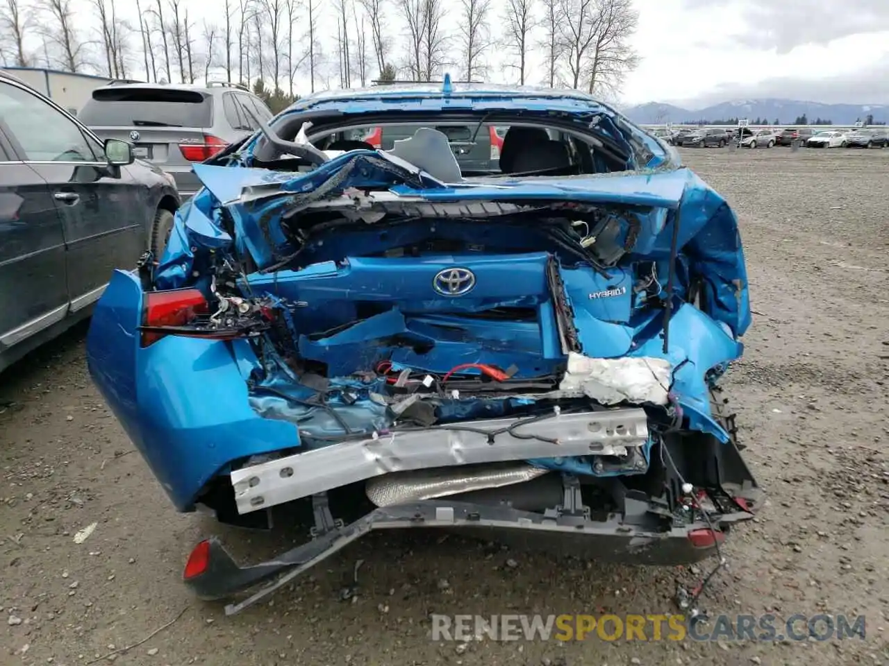 6 Photograph of a damaged car JTDL9RFU8K3003411 TOYOTA PRIUS 2019