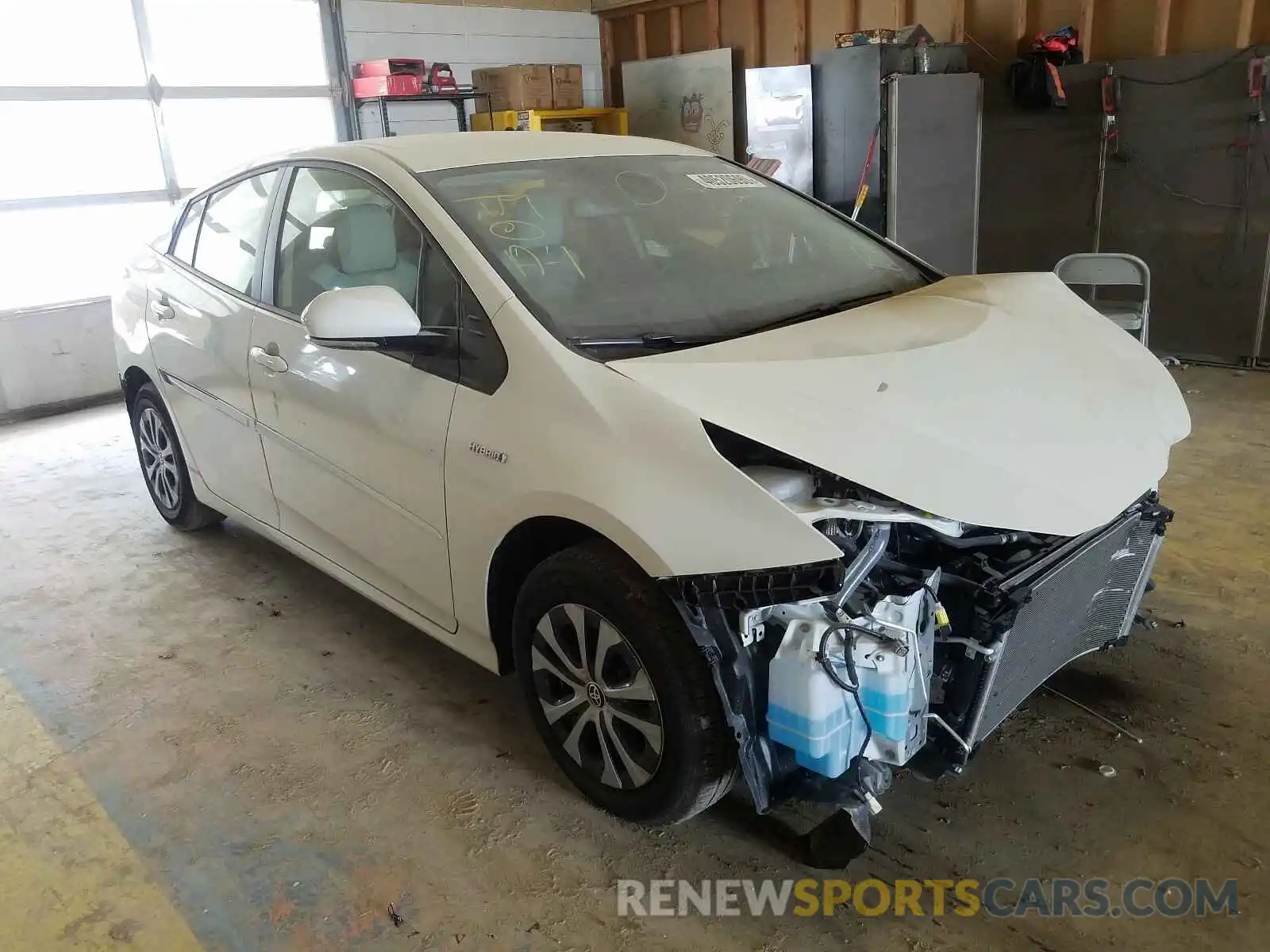 1 Photograph of a damaged car JTDL9RFU8K3003828 TOYOTA PRIUS 2019