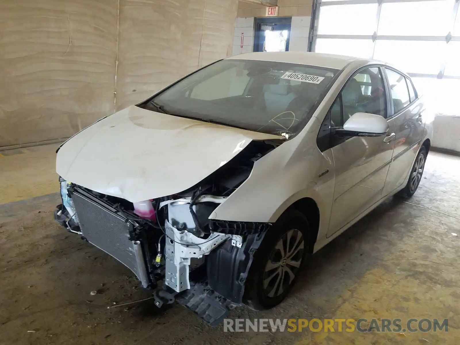 2 Photograph of a damaged car JTDL9RFU8K3003828 TOYOTA PRIUS 2019