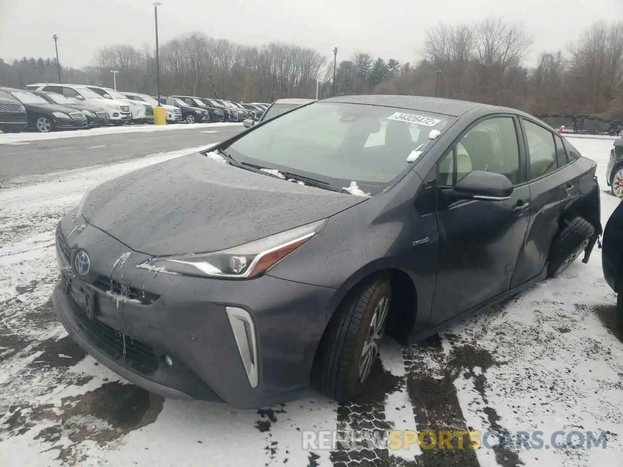 2 Фотография поврежденного автомобиля JTDL9RFU8K3003862 TOYOTA PRIUS 2019