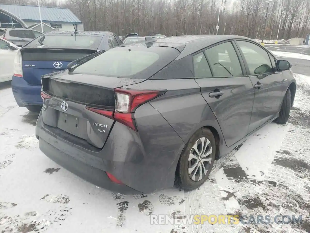 4 Фотография поврежденного автомобиля JTDL9RFU8K3003862 TOYOTA PRIUS 2019