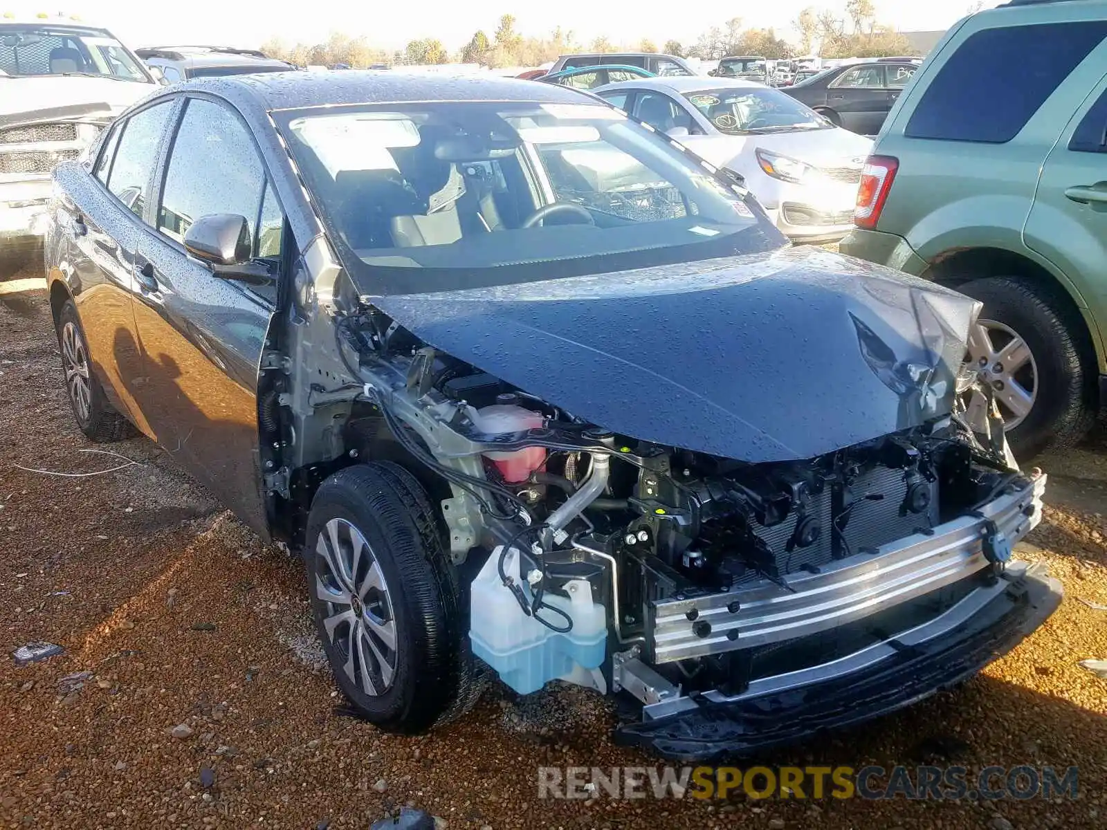 1 Photograph of a damaged car JTDL9RFU8K3005871 TOYOTA PRIUS 2019