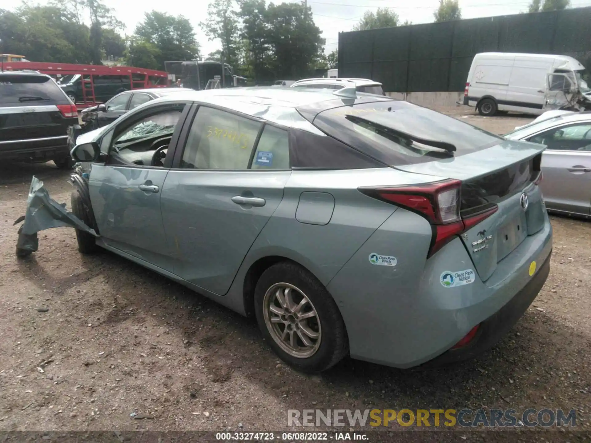 3 Photograph of a damaged car JTDL9RFU8K3006521 TOYOTA PRIUS 2019