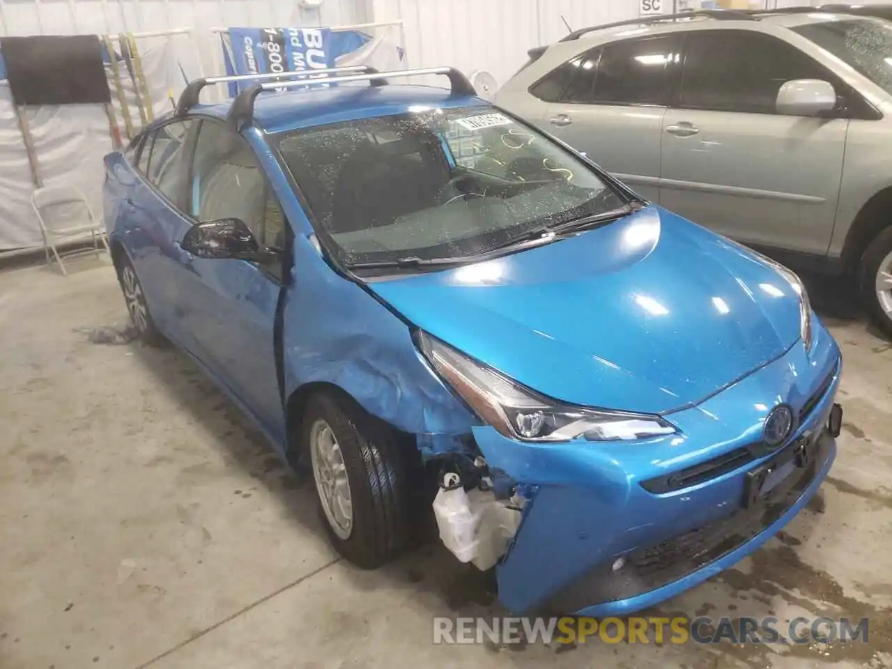 1 Photograph of a damaged car JTDL9RFU8K3006762 TOYOTA PRIUS 2019