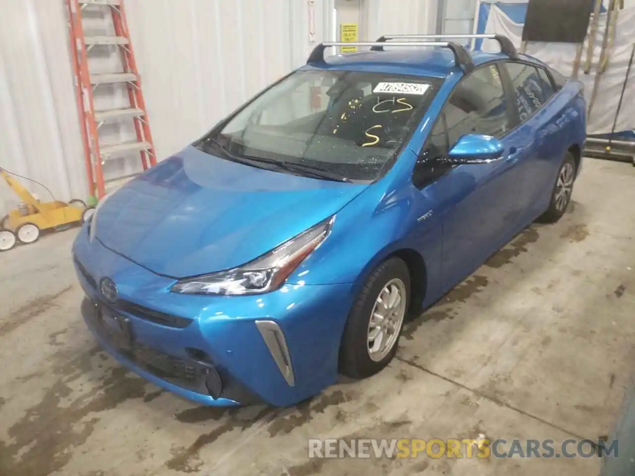 2 Photograph of a damaged car JTDL9RFU8K3006762 TOYOTA PRIUS 2019