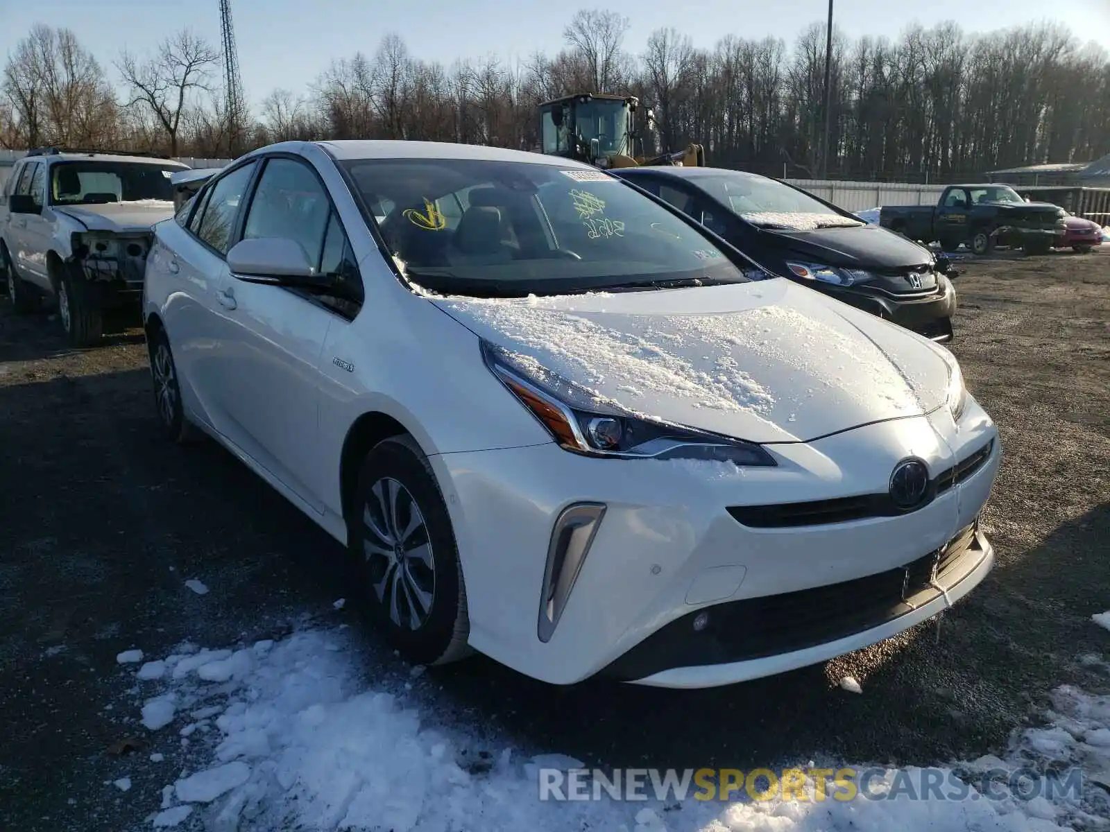 1 Photograph of a damaged car JTDL9RFU8K3007328 TOYOTA PRIUS 2019