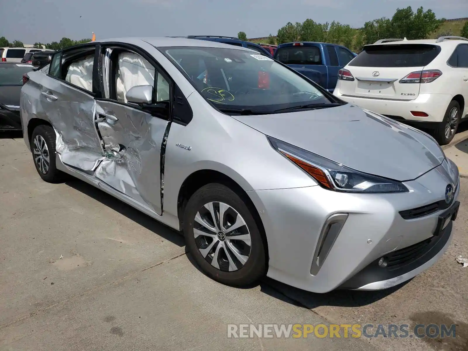 1 Photograph of a damaged car JTDL9RFU8K3007748 TOYOTA PRIUS 2019