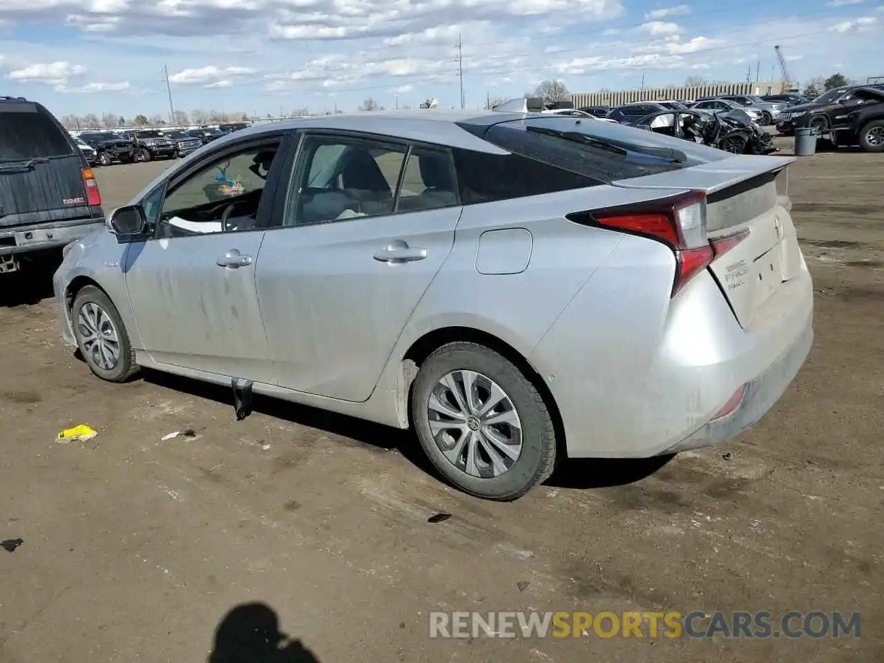 2 Photograph of a damaged car JTDL9RFU8K3007989 TOYOTA PRIUS 2019