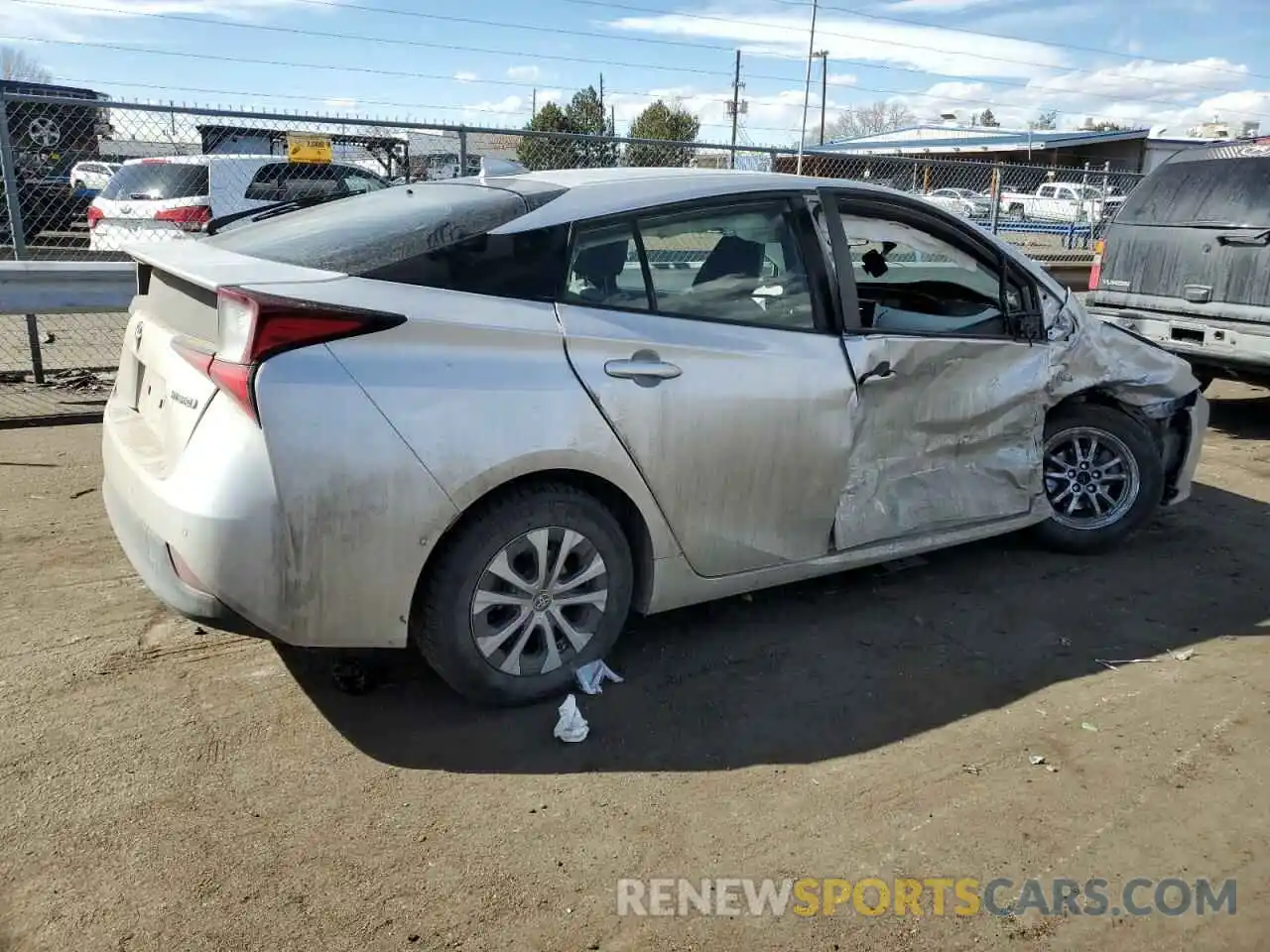 3 Photograph of a damaged car JTDL9RFU8K3007989 TOYOTA PRIUS 2019