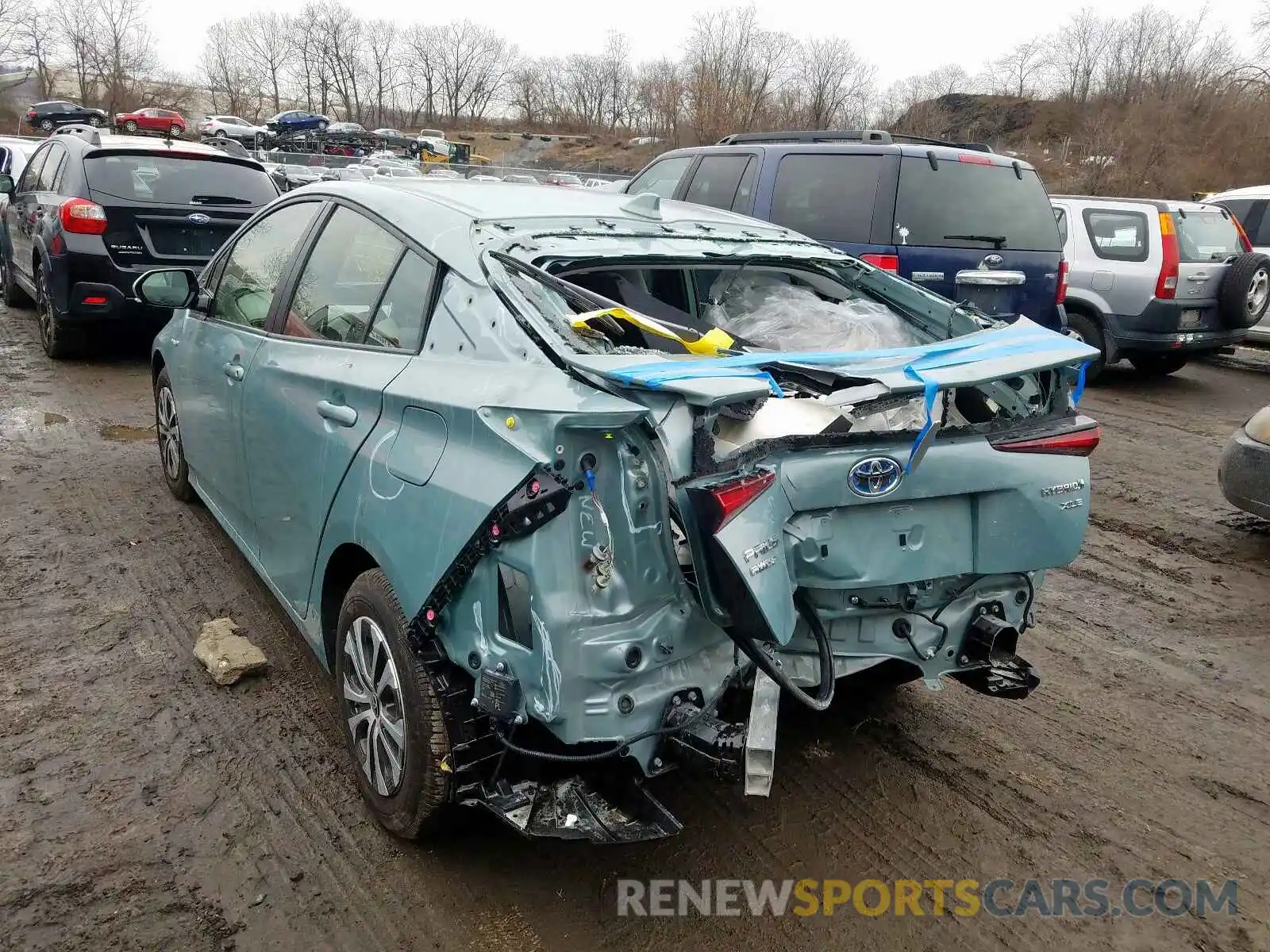 3 Photograph of a damaged car JTDL9RFU8K3008088 TOYOTA PRIUS 2019