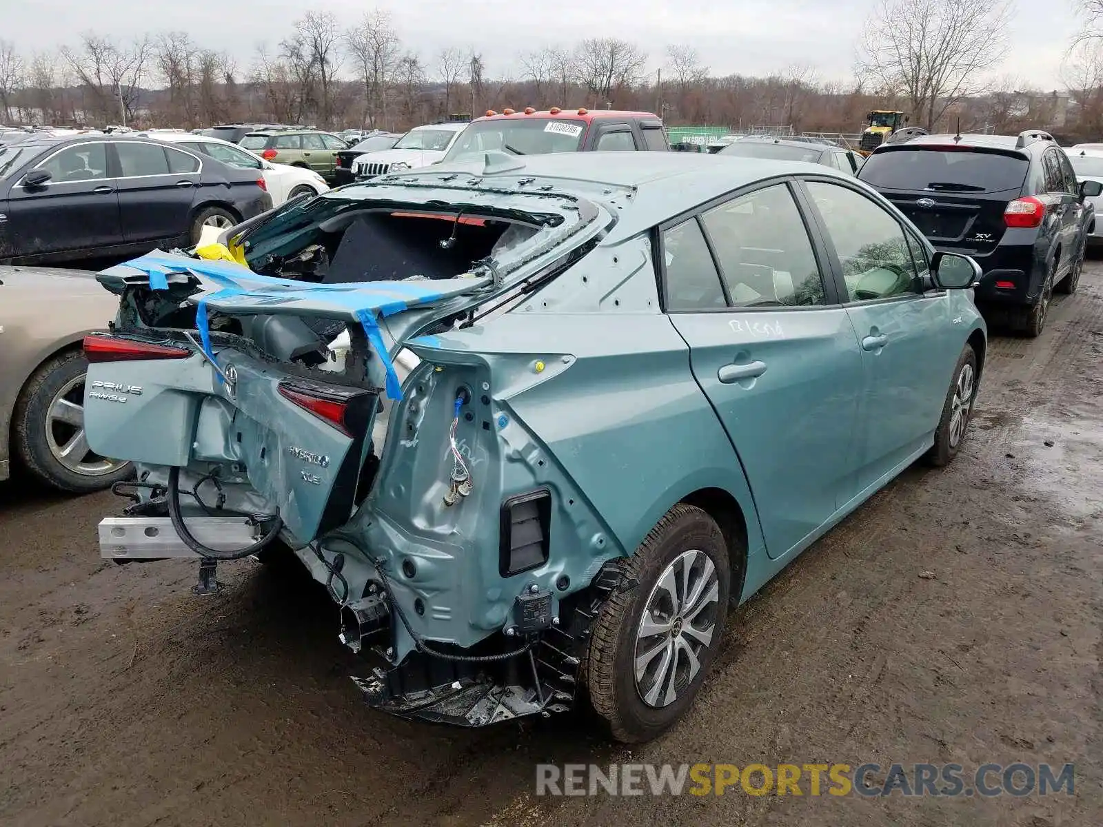 4 Photograph of a damaged car JTDL9RFU8K3008088 TOYOTA PRIUS 2019