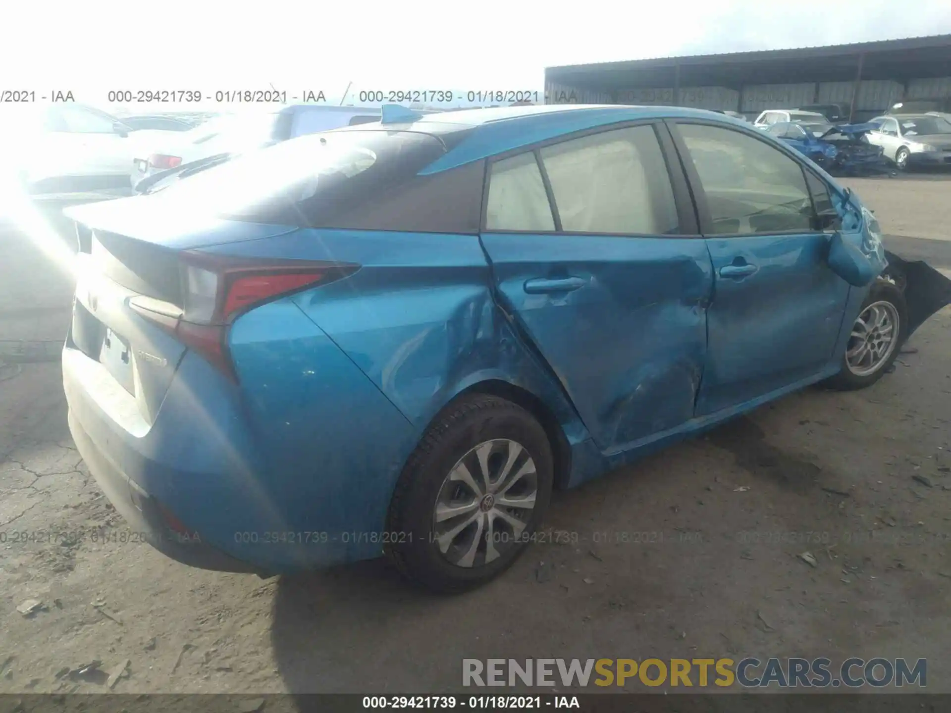 4 Photograph of a damaged car JTDL9RFU8K3008124 TOYOTA PRIUS 2019