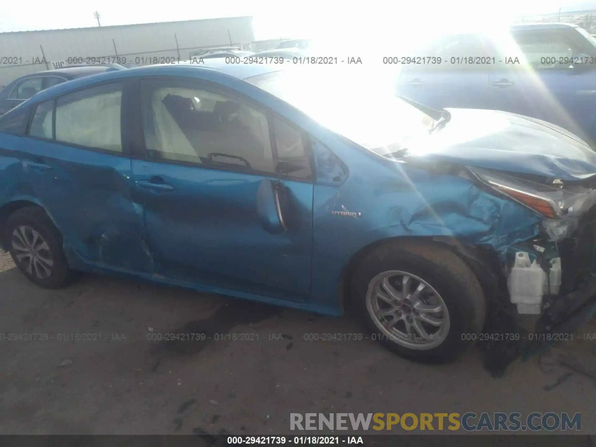 6 Photograph of a damaged car JTDL9RFU8K3008124 TOYOTA PRIUS 2019