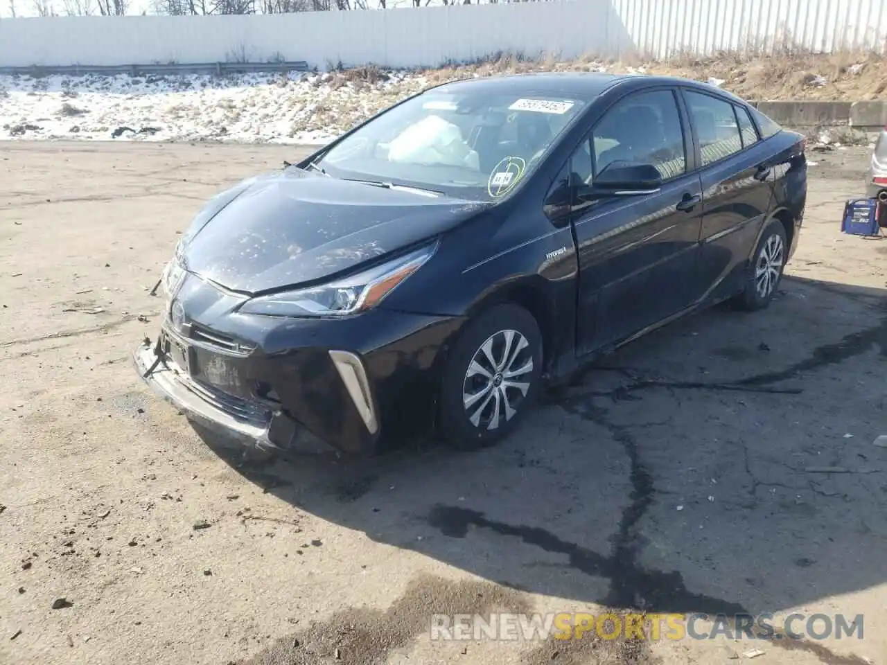 2 Фотография поврежденного автомобиля JTDL9RFU8K3008916 TOYOTA PRIUS 2019