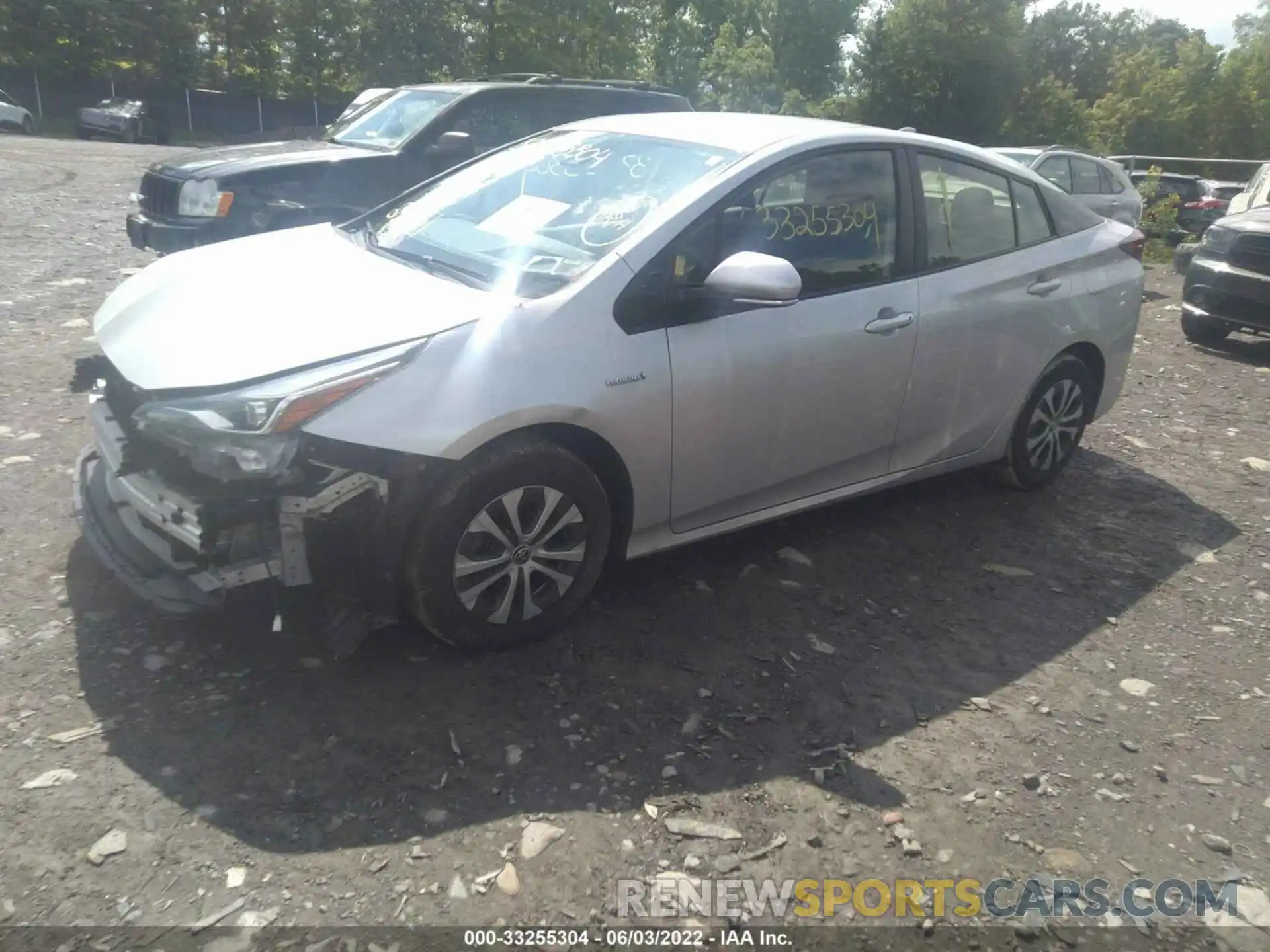 2 Фотография поврежденного автомобиля JTDL9RFU8K3010309 TOYOTA PRIUS 2019