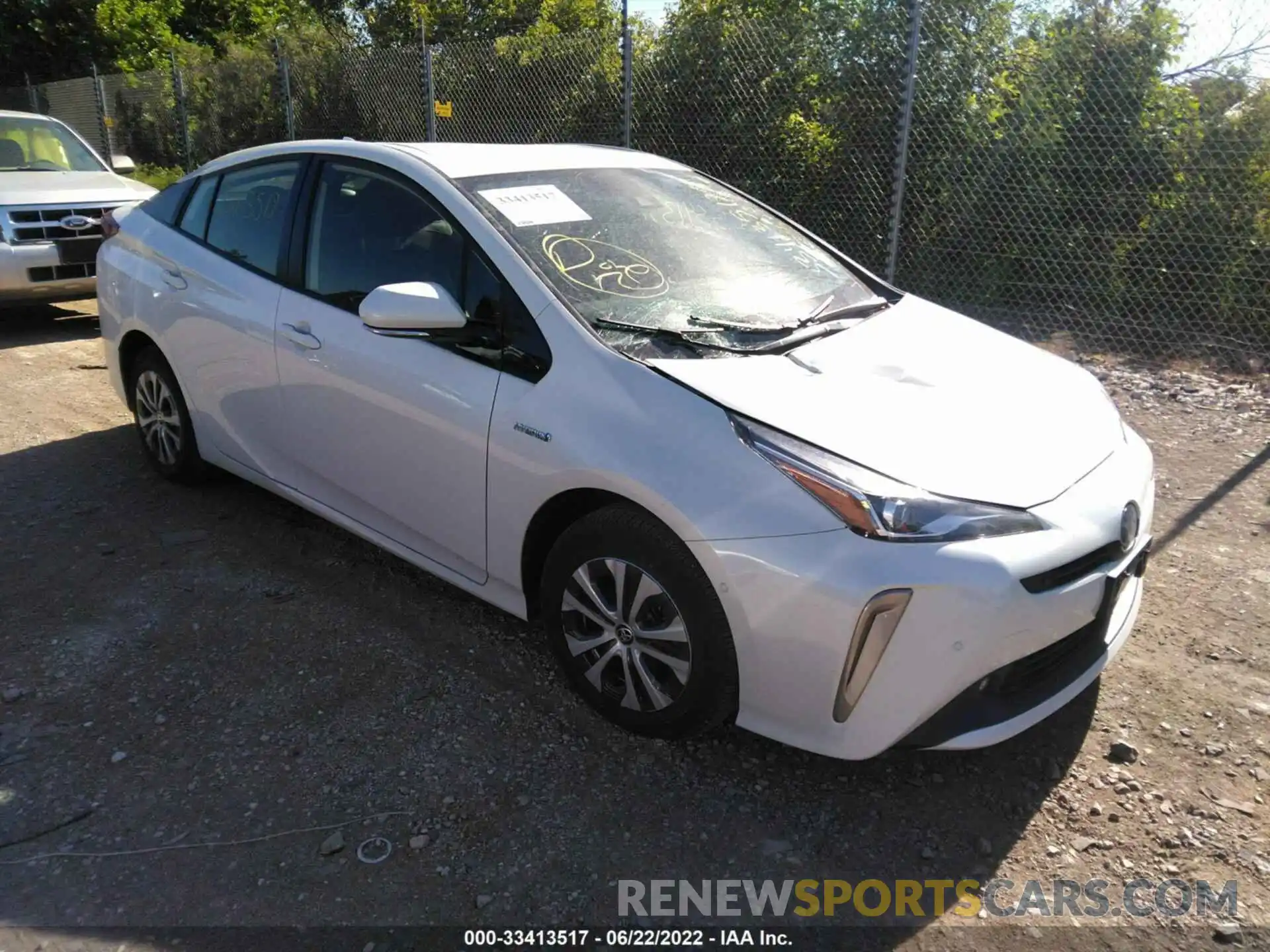 1 Photograph of a damaged car JTDL9RFU8K3011301 TOYOTA PRIUS 2019