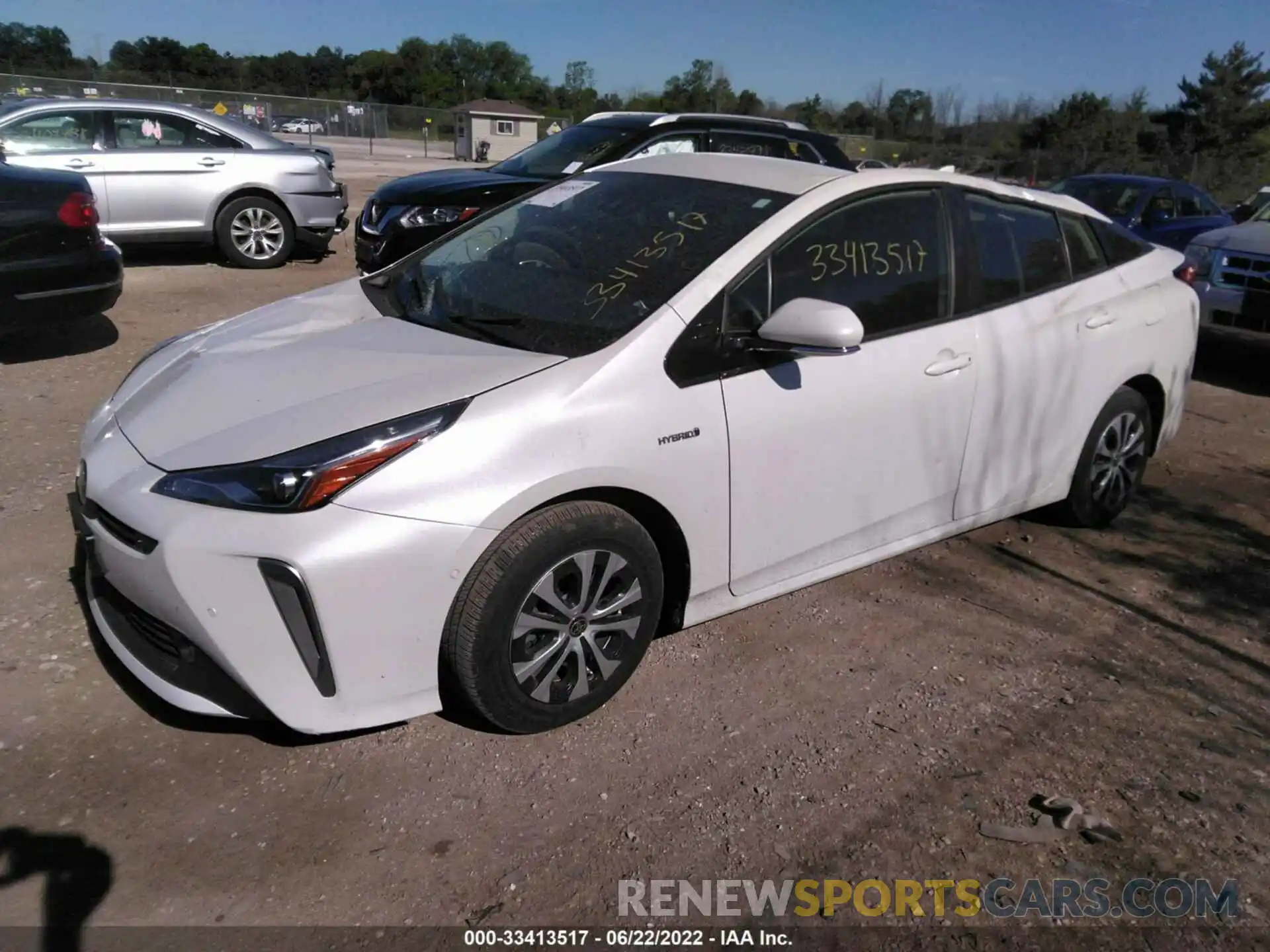 2 Photograph of a damaged car JTDL9RFU8K3011301 TOYOTA PRIUS 2019