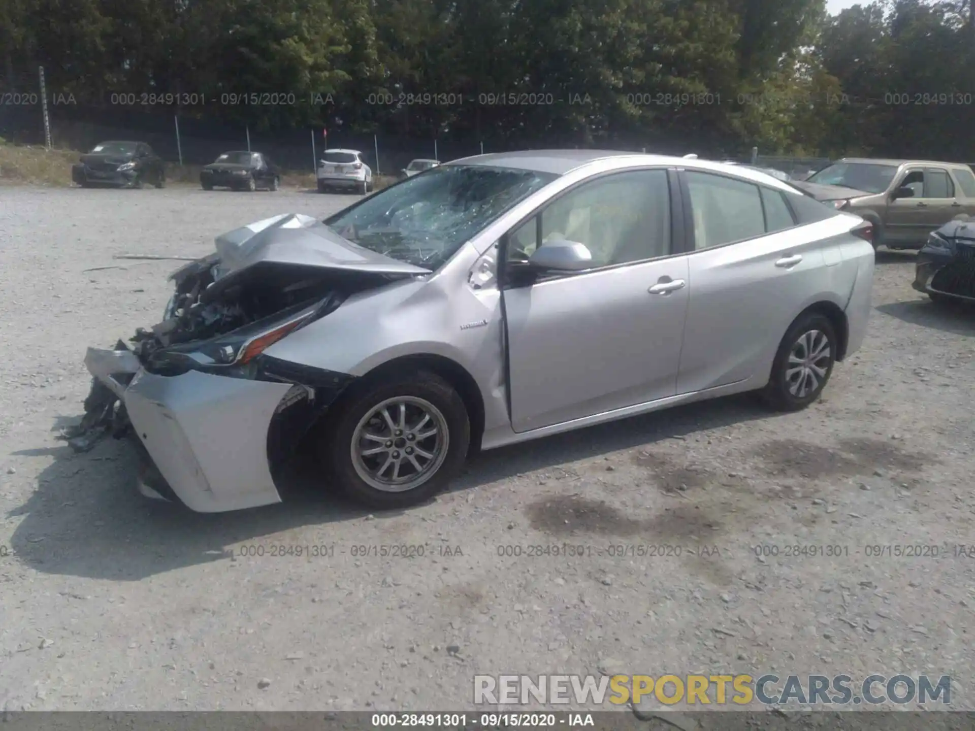 2 Фотография поврежденного автомобиля JTDL9RFU8K3011864 TOYOTA PRIUS 2019